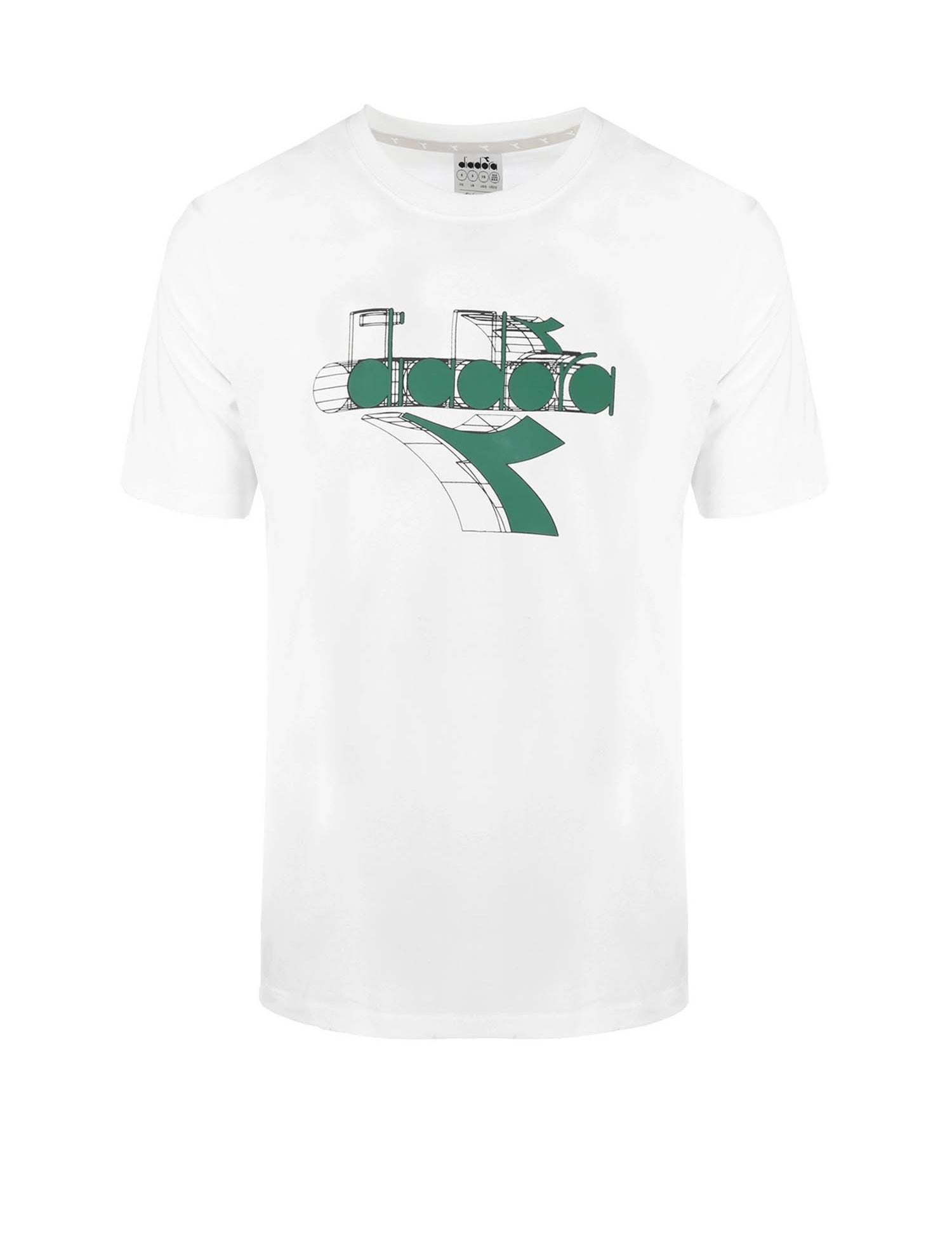 T-shirt Bianco Diadora