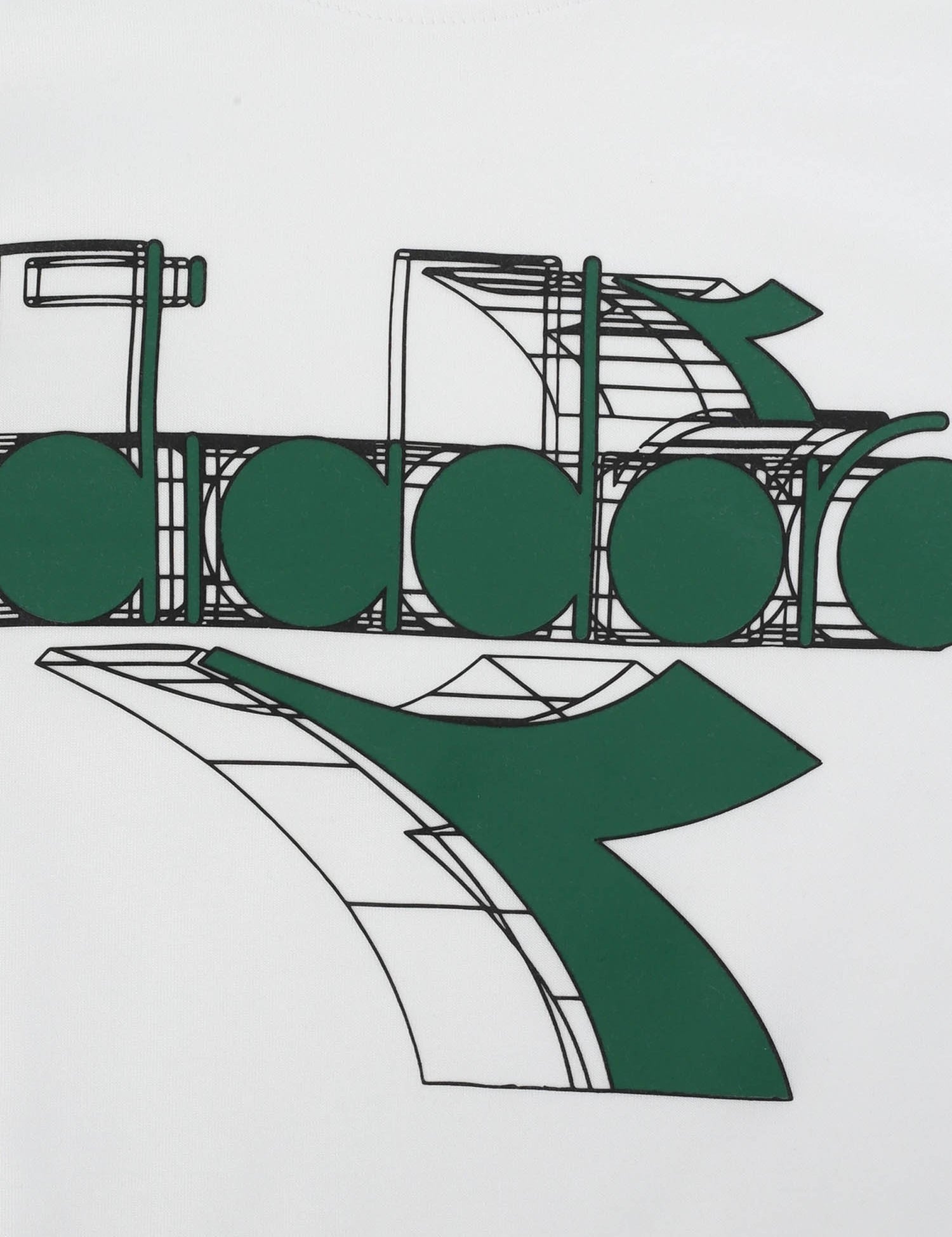 T-shirt Bianco Diadora