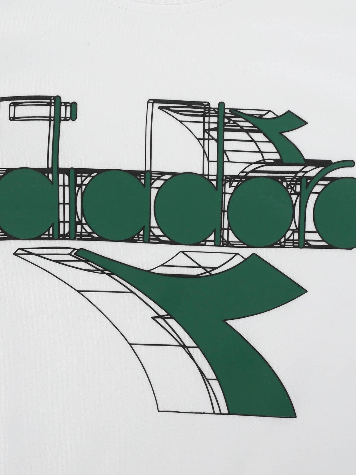 T-shirt Bianco Diadora