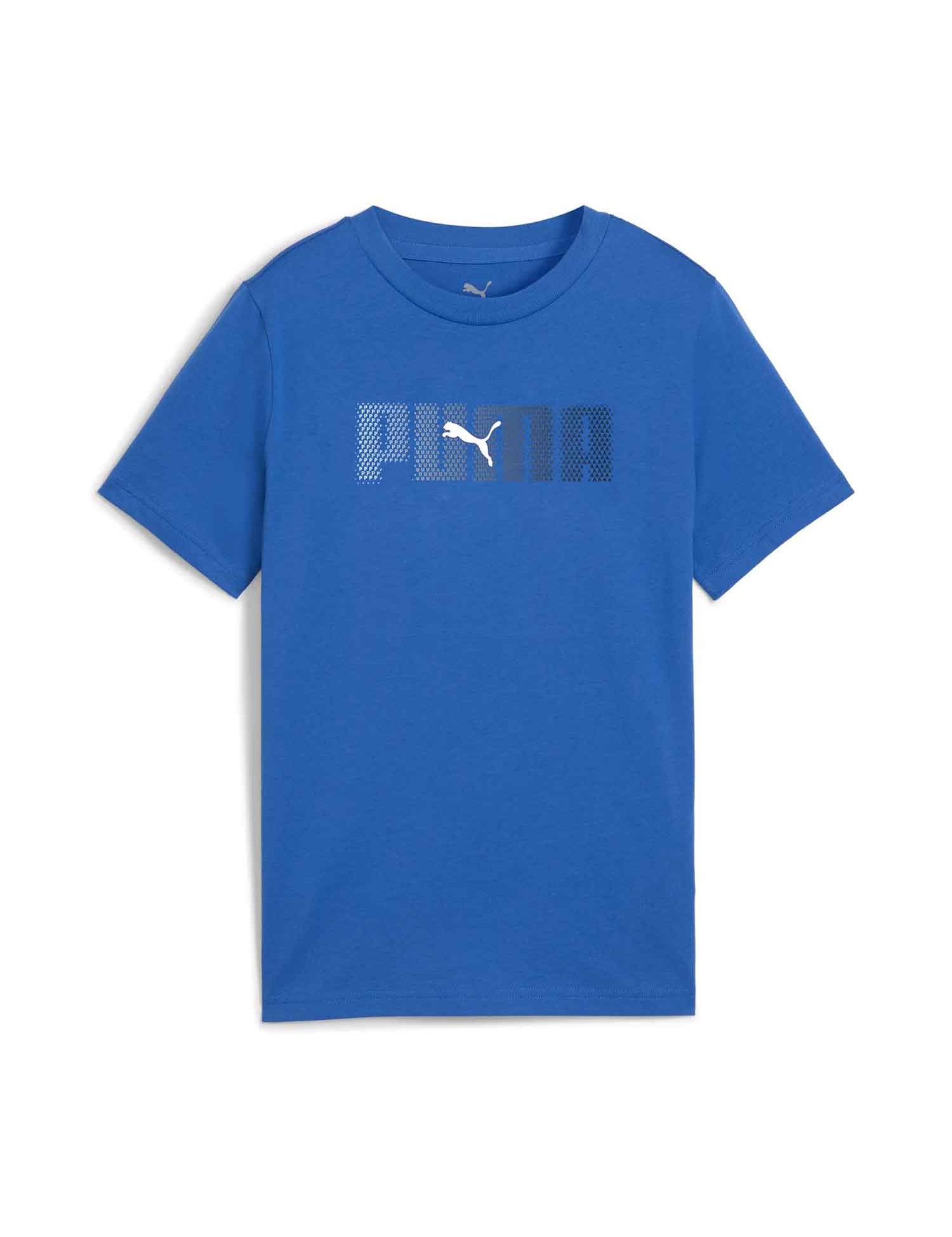 T-shirt Blu Chiaro Puma