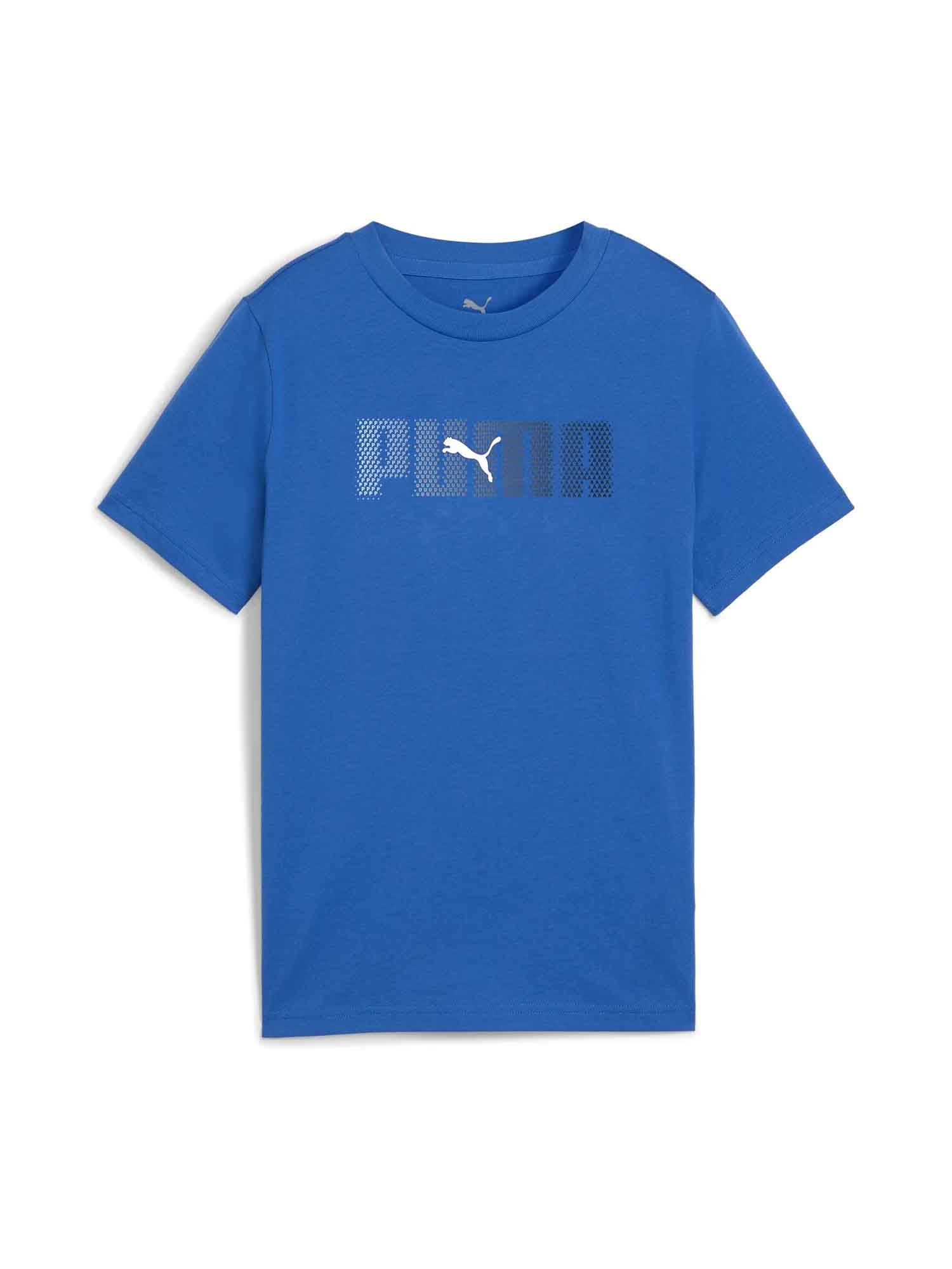 T-shirt Blu Chiaro Puma