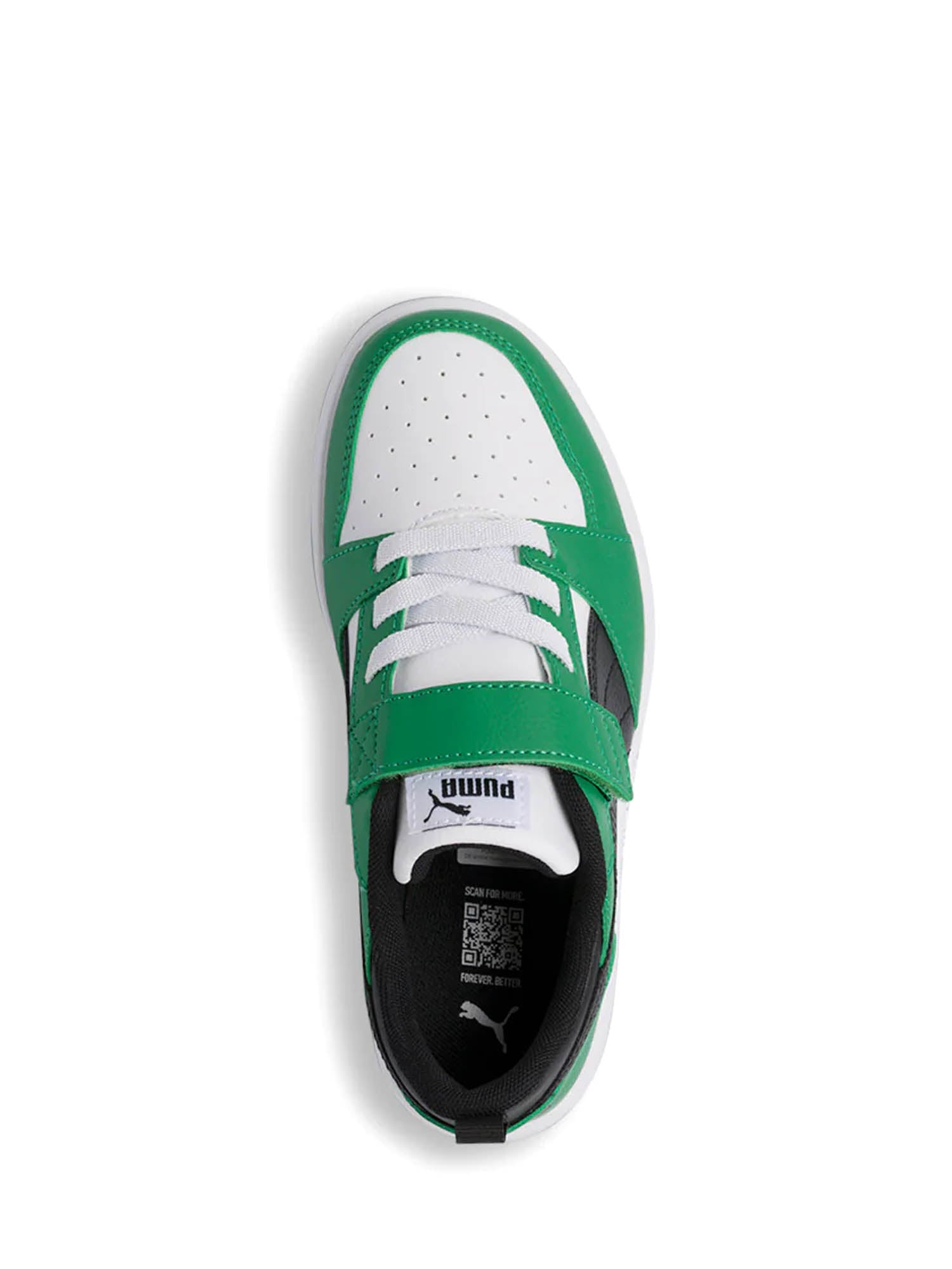 Scarpe con strappi Verde Bianco Puma