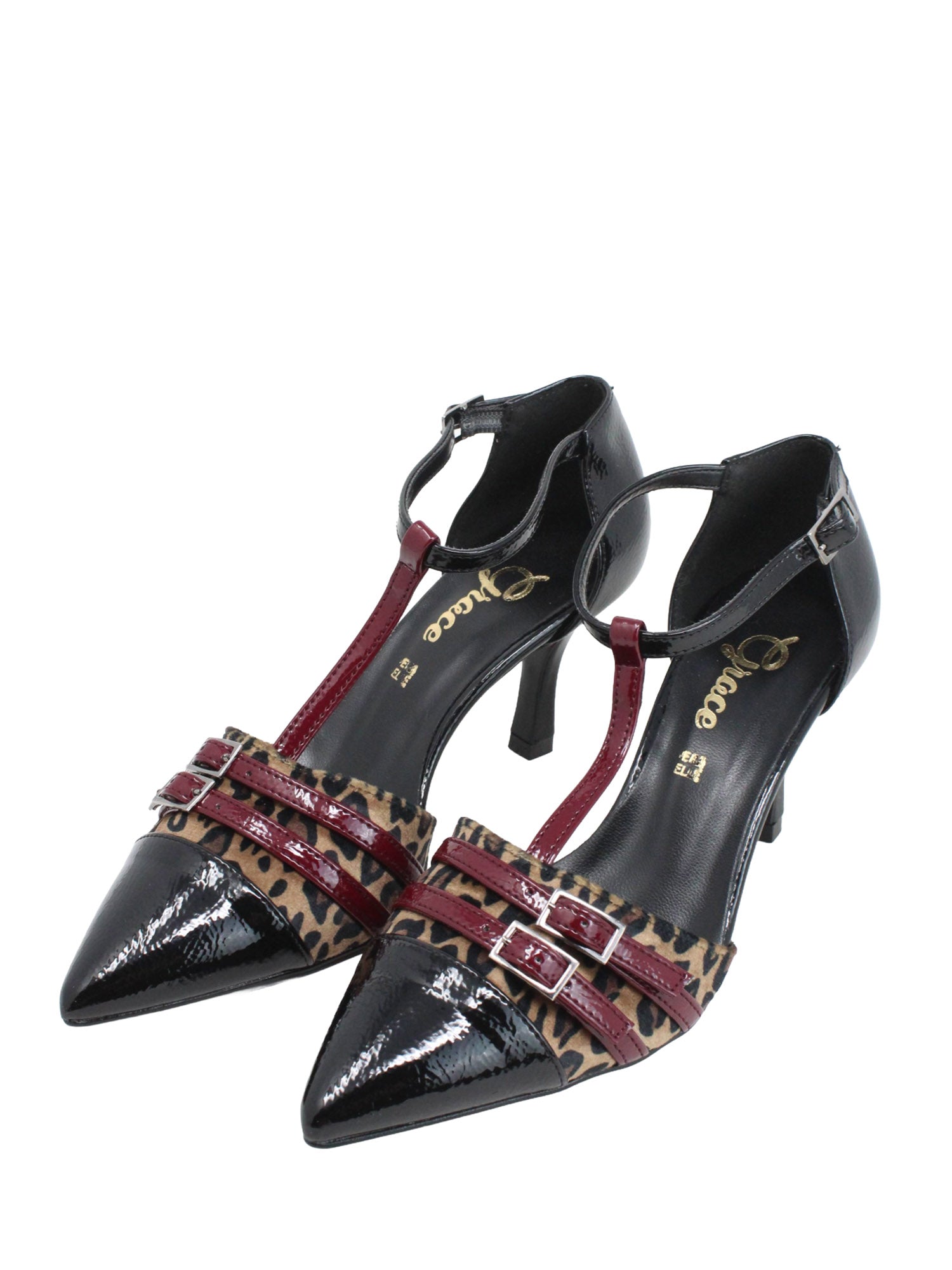 Sandali tacco Bordeaux Grace Shoes