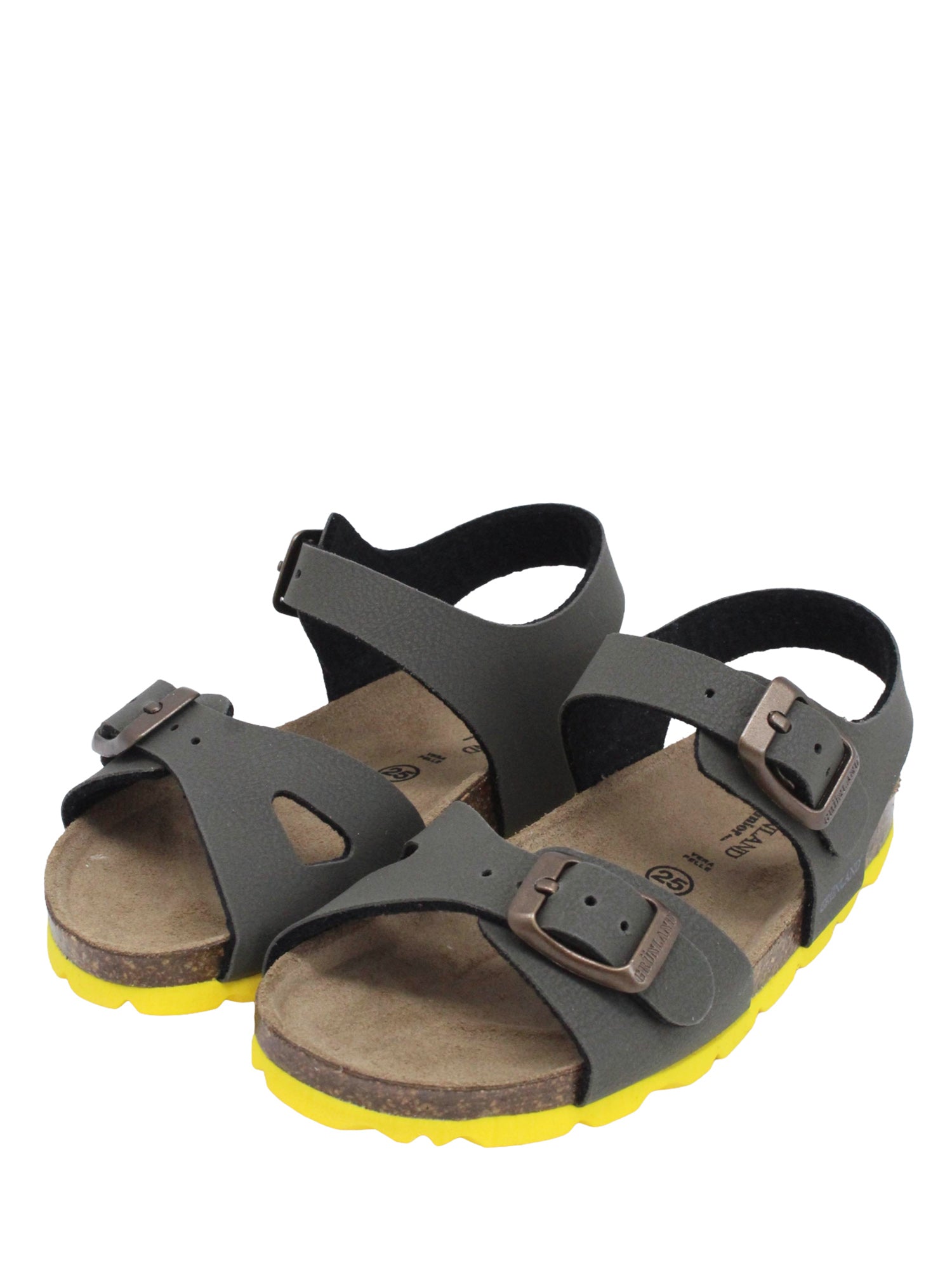 Sandali Verde Giallo Grunland Junior