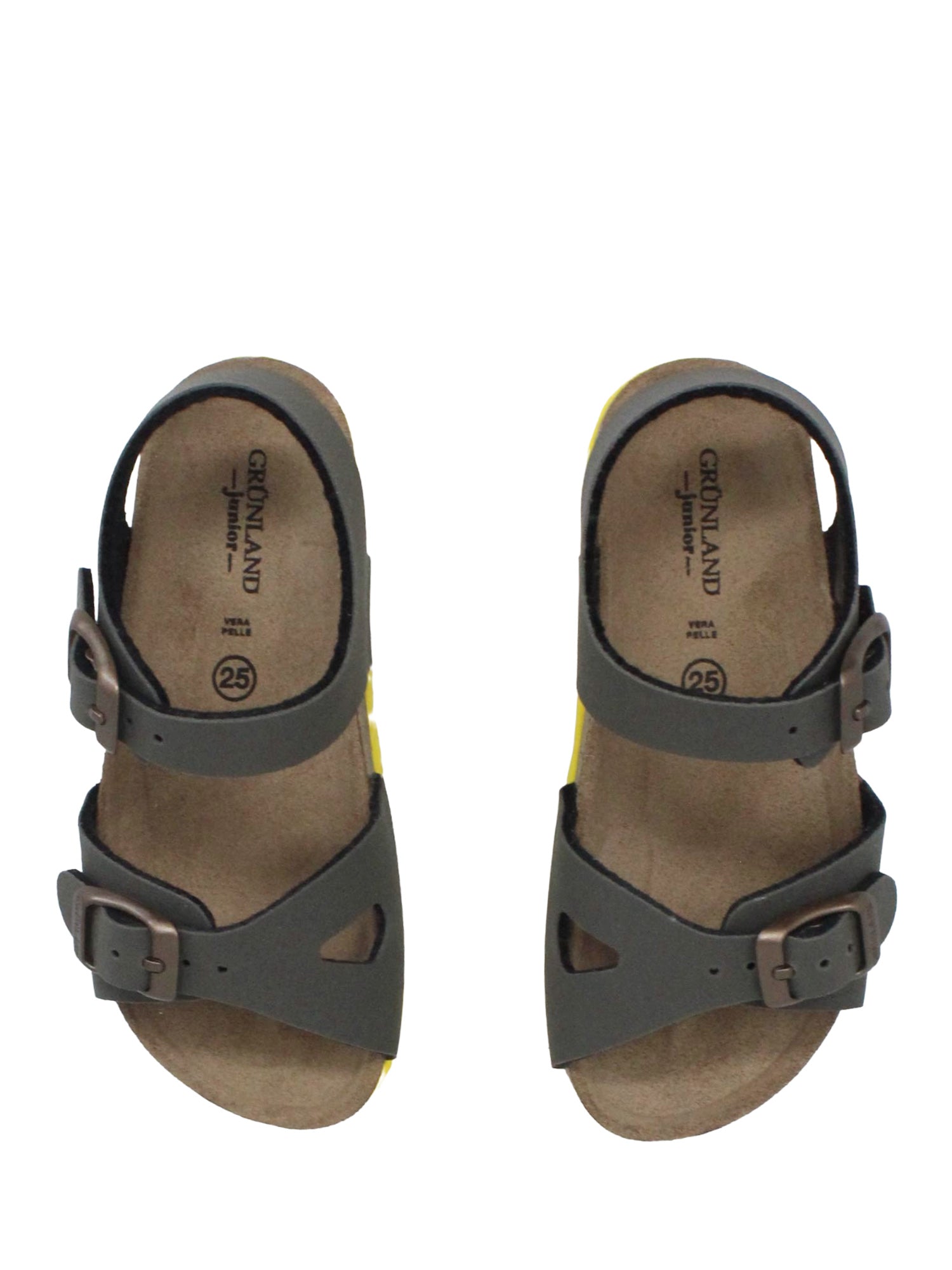 Sandali Verde Giallo Grunland Junior