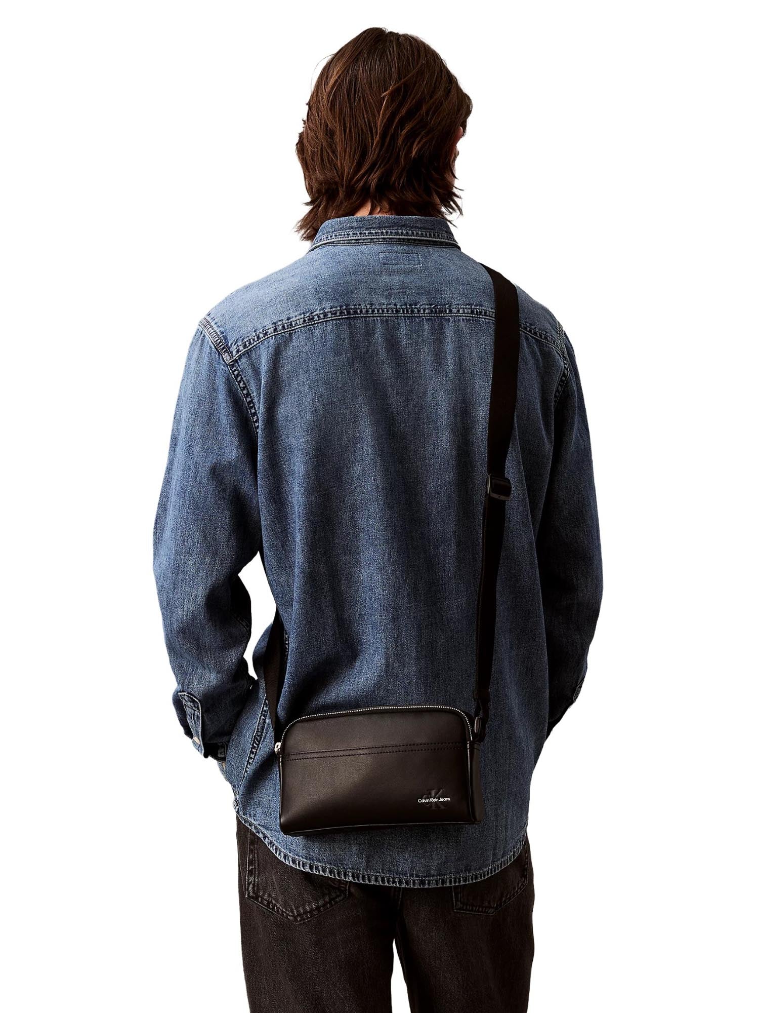 Tracolla Nero Calvin Klein