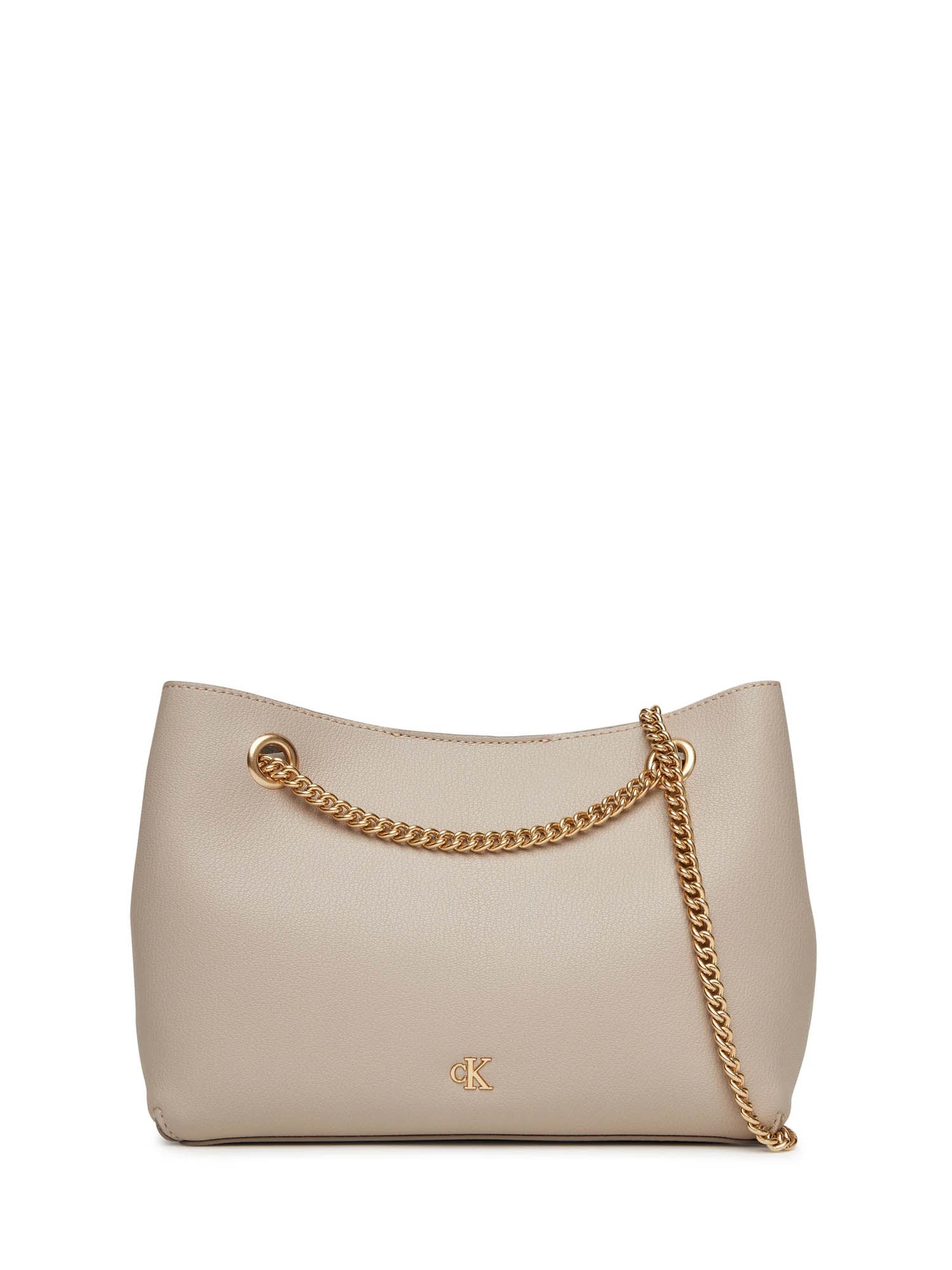 Borse a spalla Beige Calvin Klein