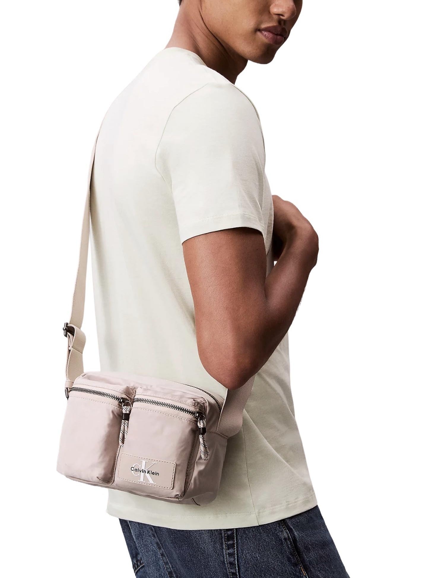 Tracolla Beige Calvin Klein