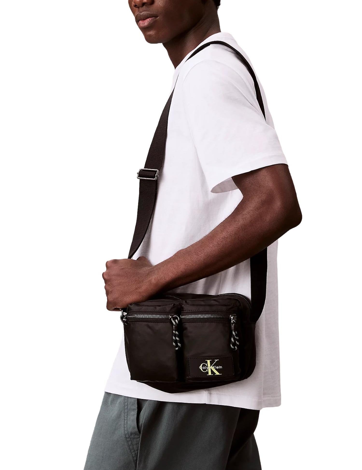 Tracolla Nero Calvin Klein