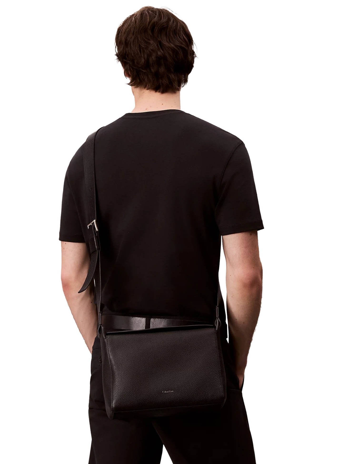 Tracolla Nero Calvin Klein