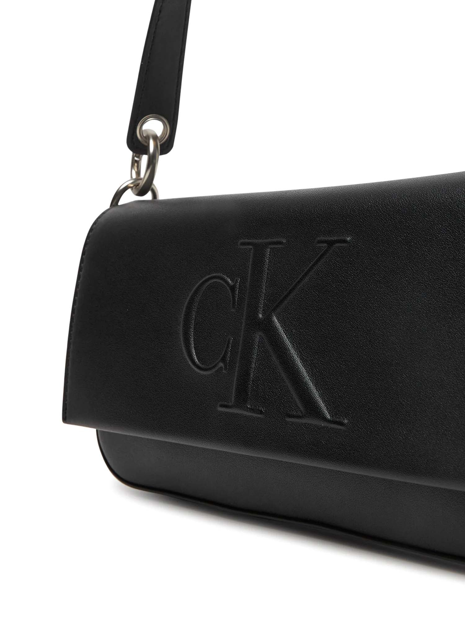 Borse a spalla Nero Calvin Klein