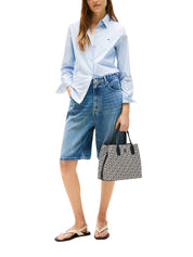 Borse a mano Blu Tommy Hilfiger