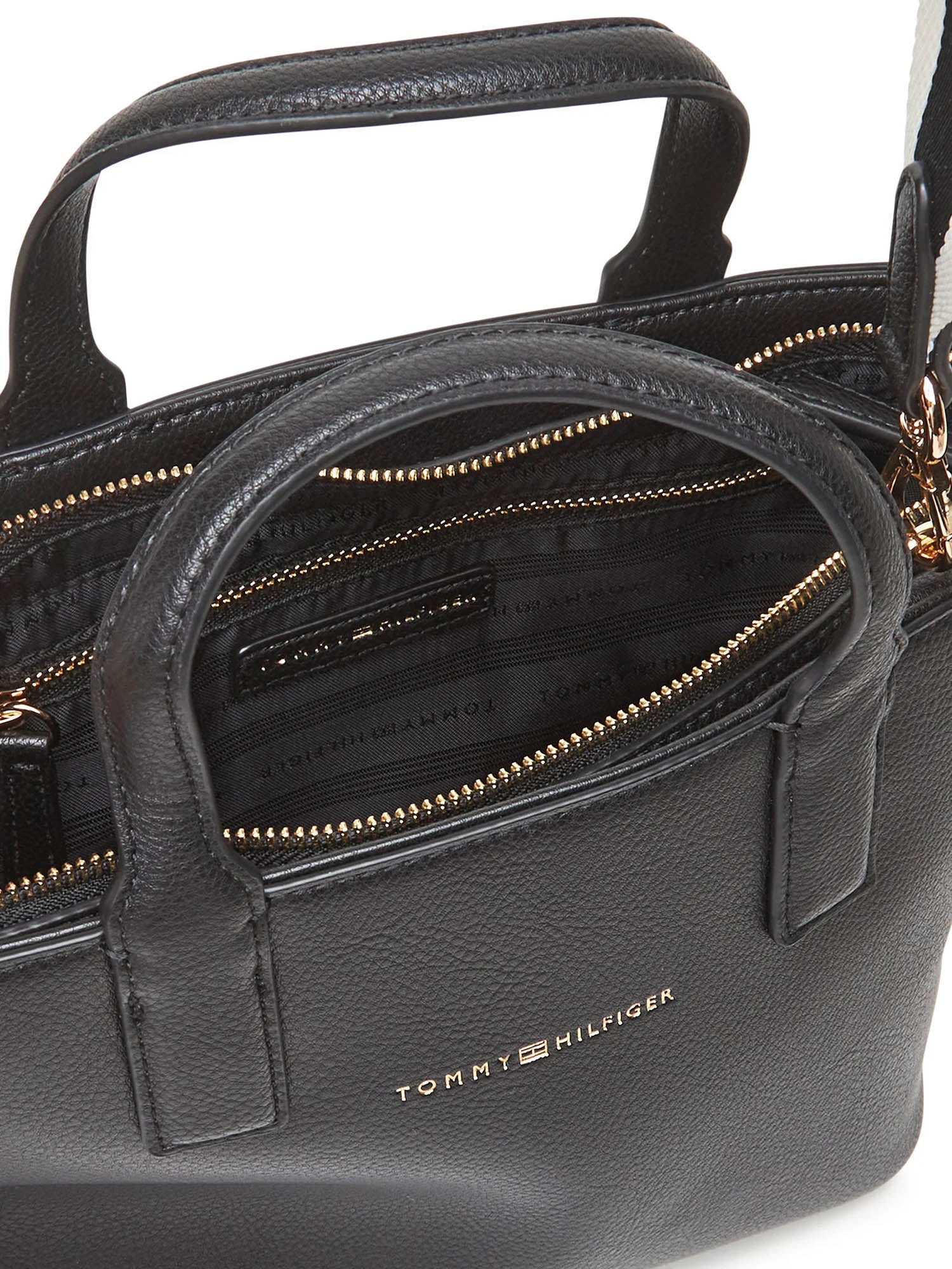 Borse a mano Nero Tommy Hilfiger