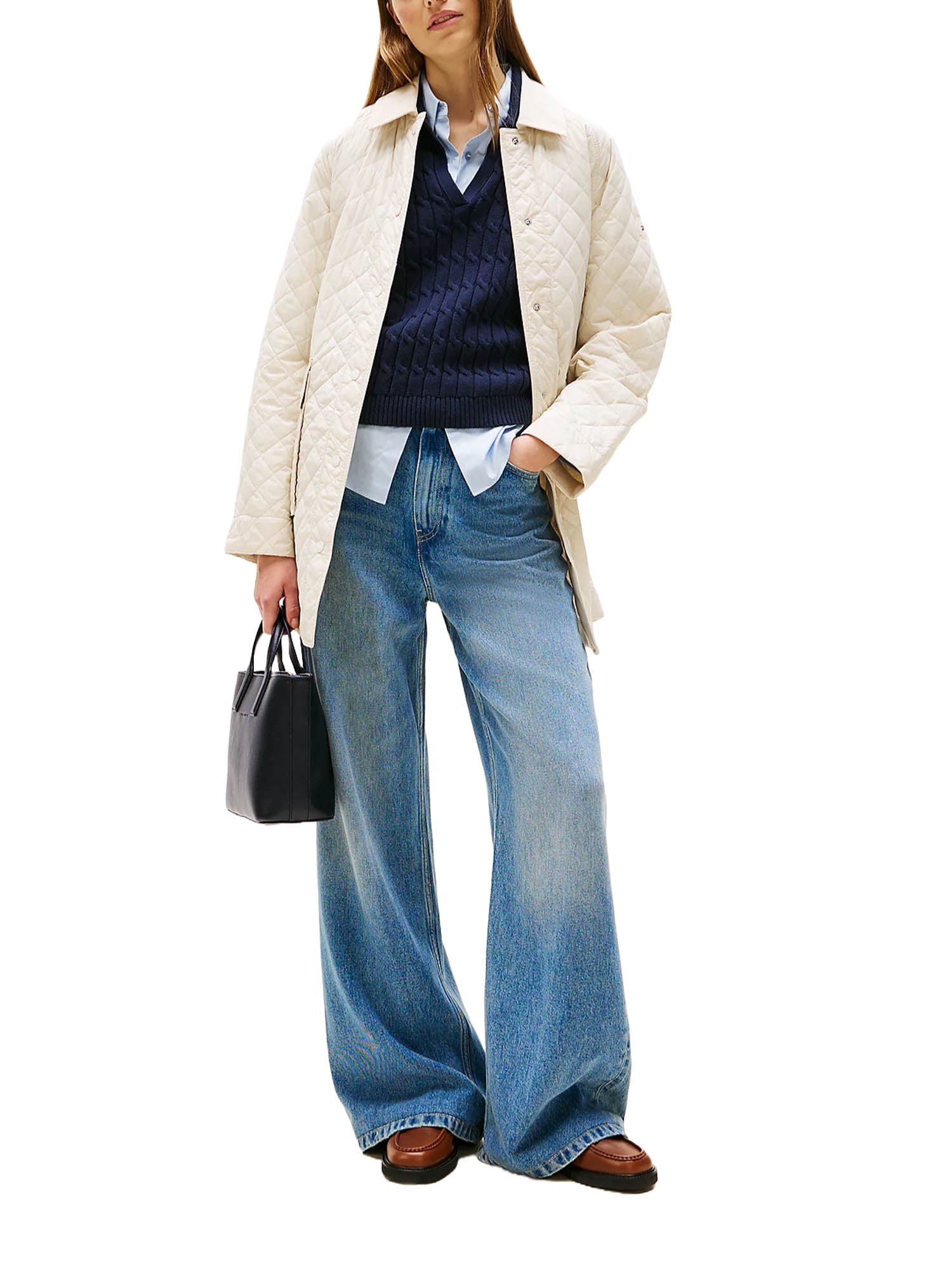 Borse a mano Blu Tommy Hilfiger