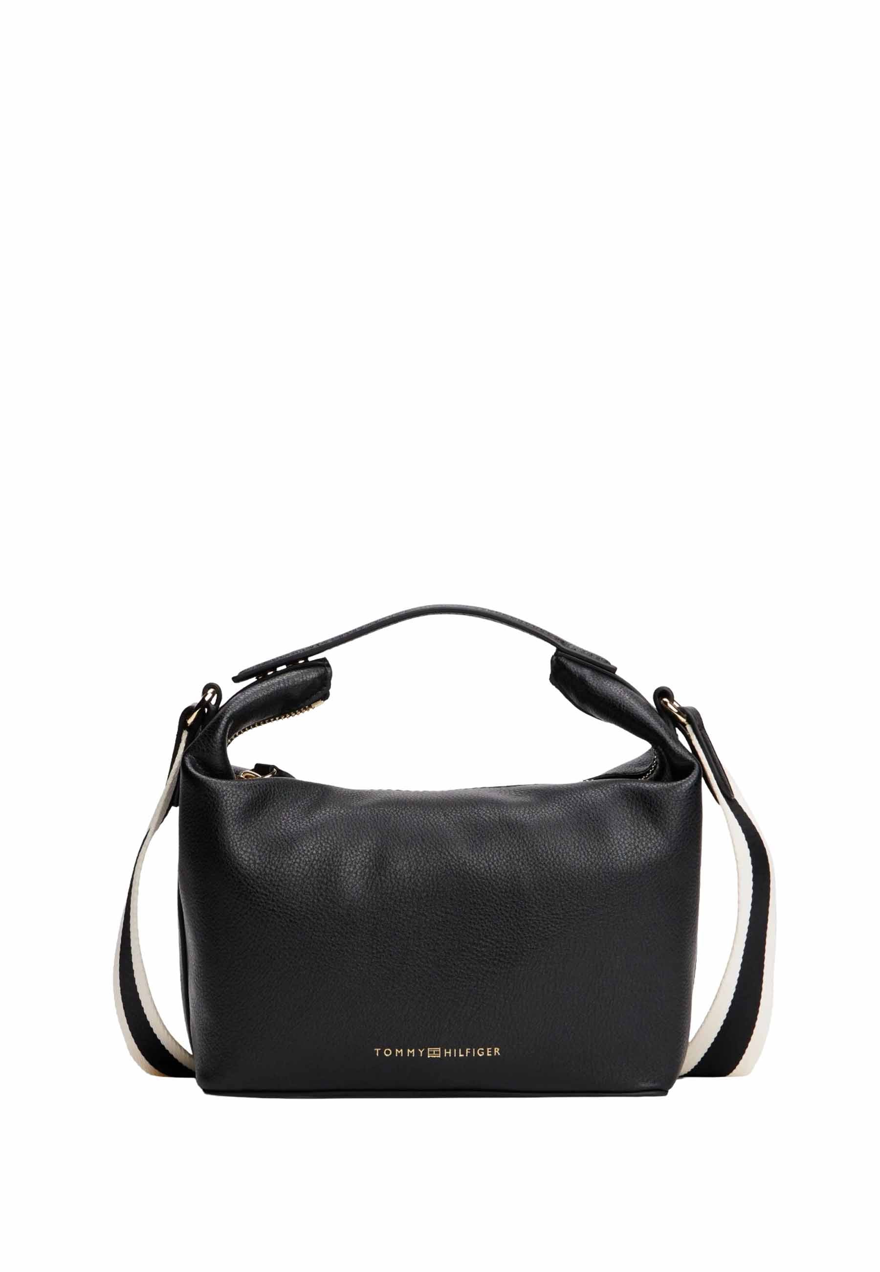 Tracolla Nero Tommy Hilfiger