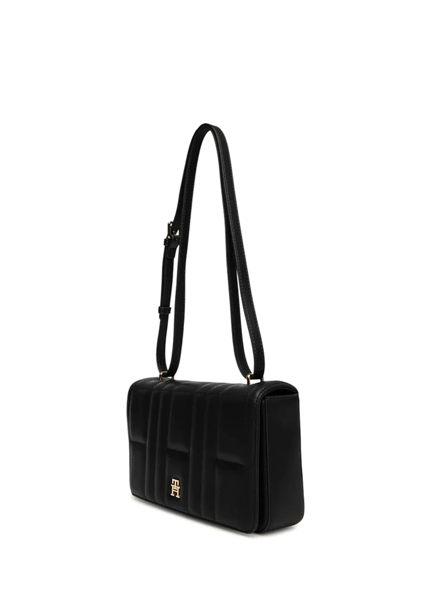 Tracolla Nero Tommy Hilfiger