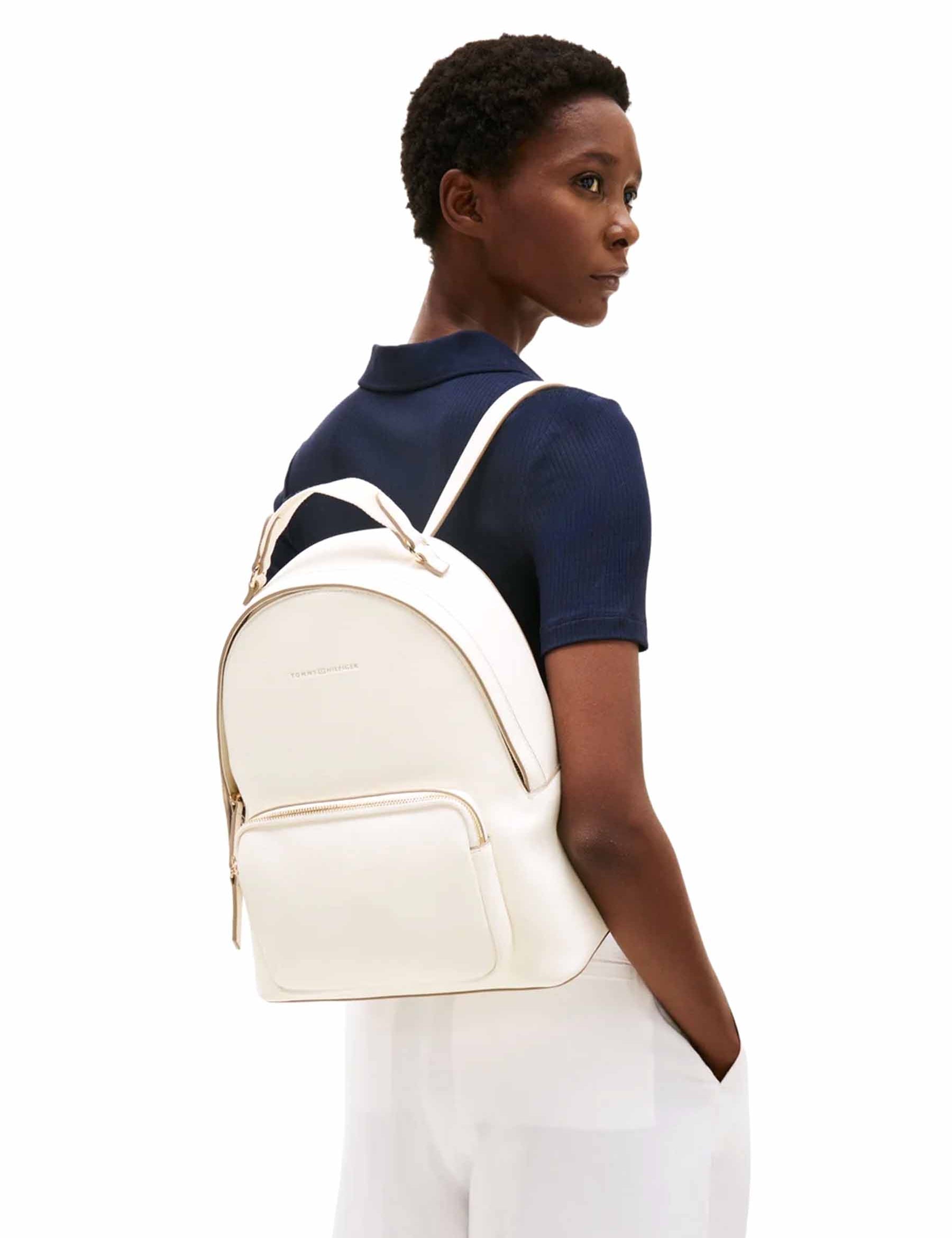 Zaini Bianco Tommy Hilfiger