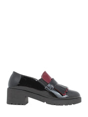 Mocassini Nero Rosso Grace Shoes