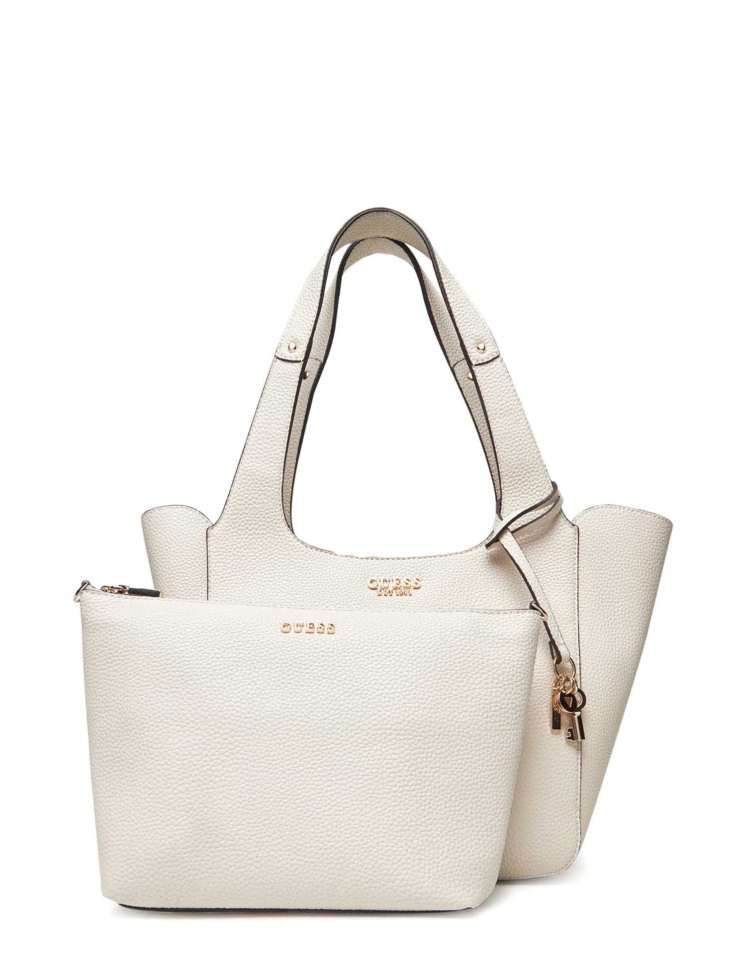 Borse a spalla Bianco Guess