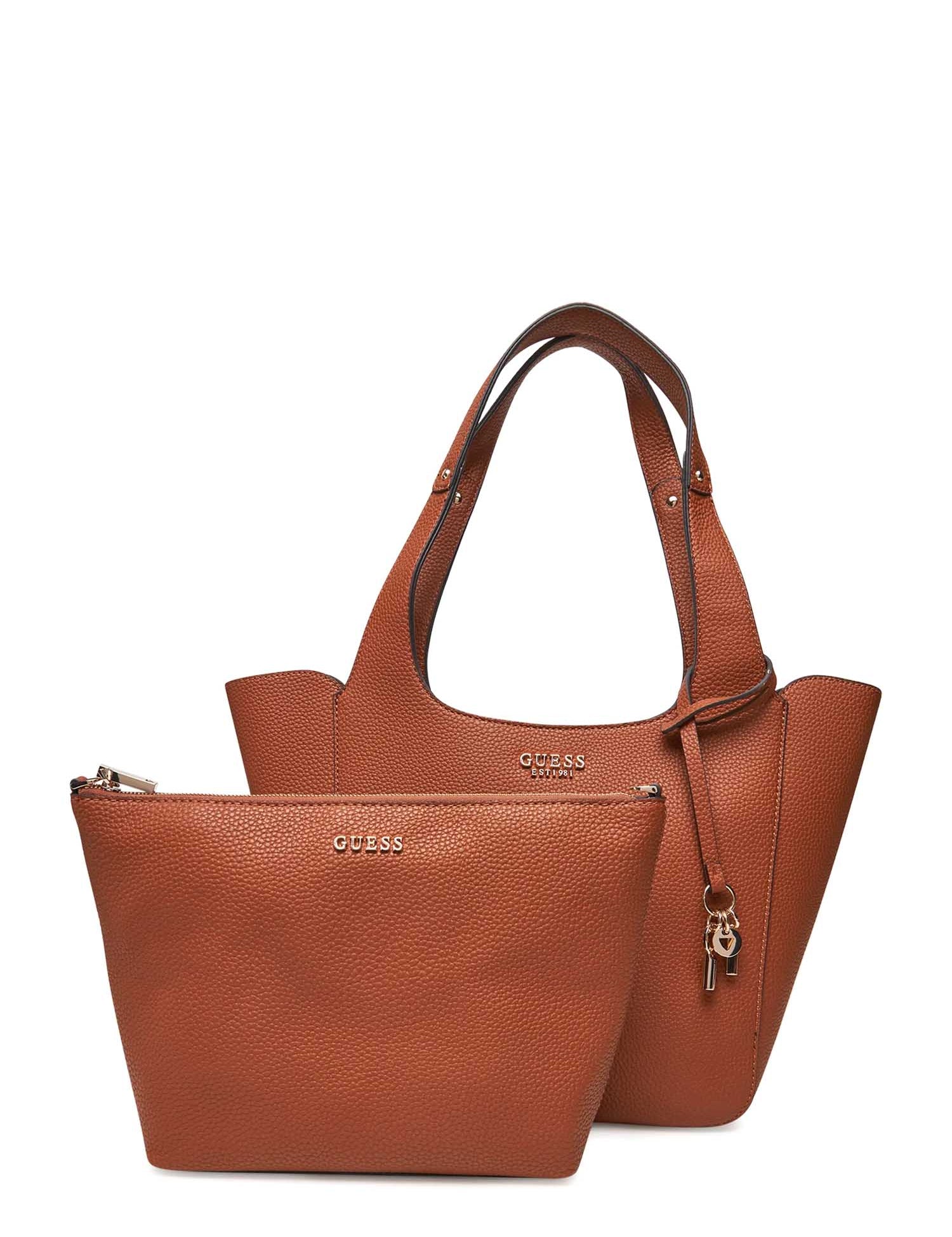 Borse a spalla Marrone Guess