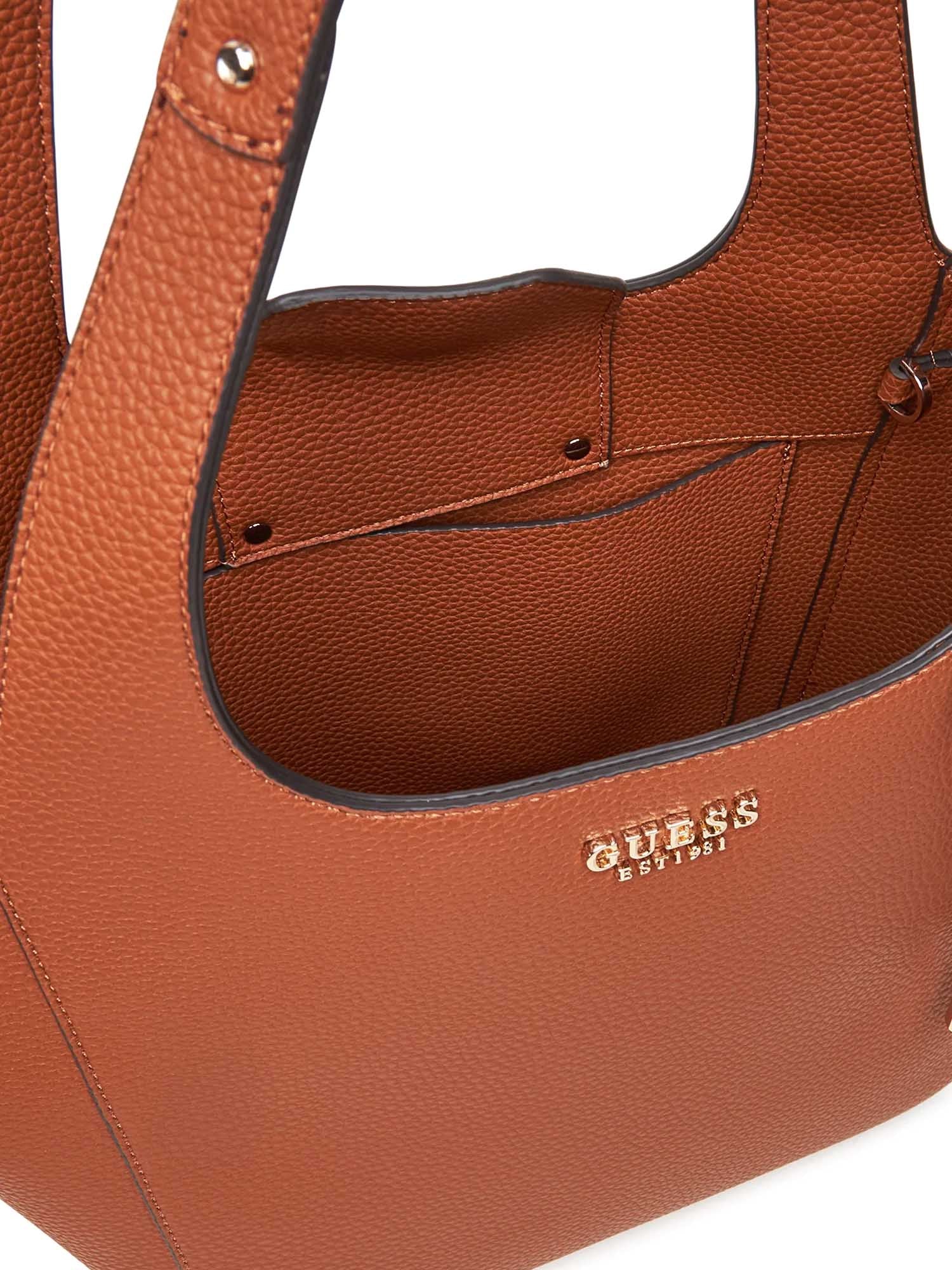 Borse a spalla Marrone Guess