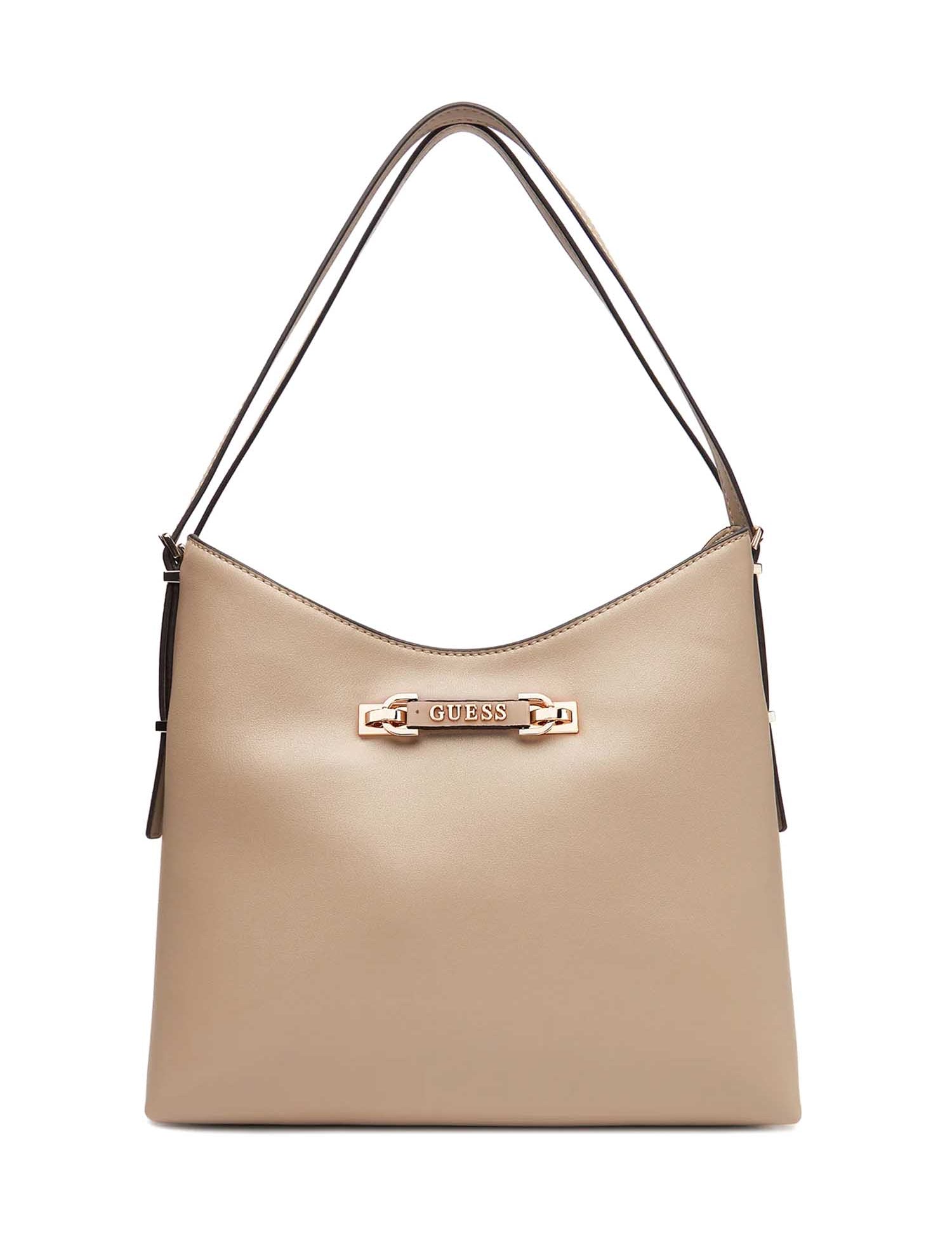 Borse a spalla Beige Guess