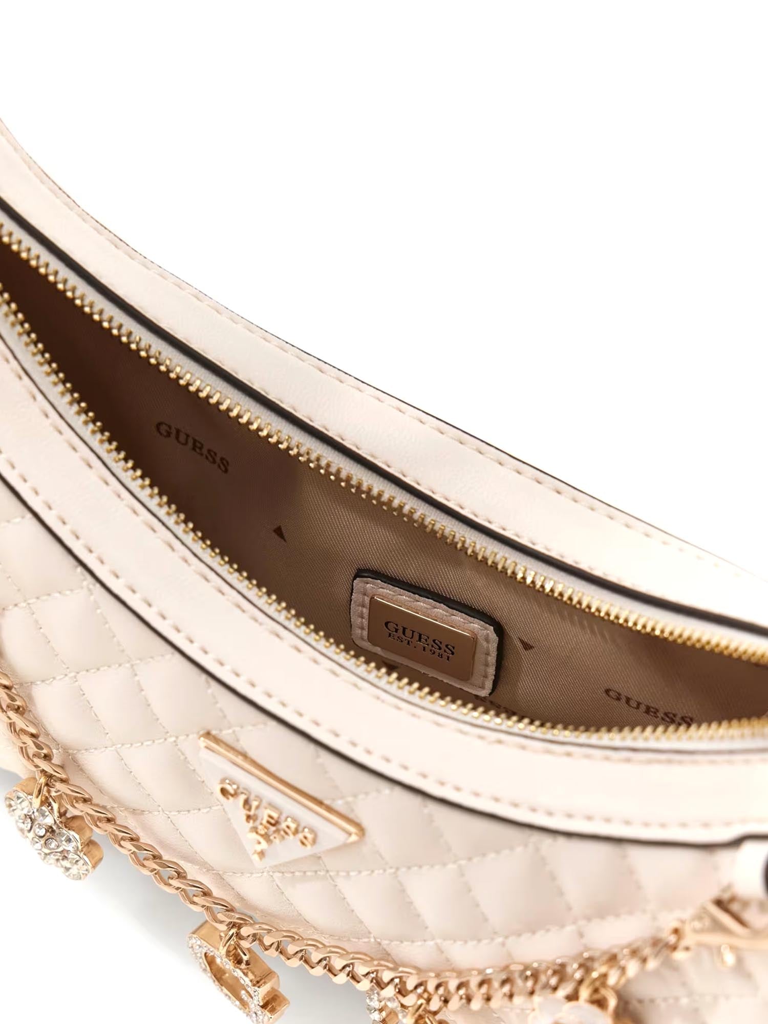 Borse a spalla Beige Guess