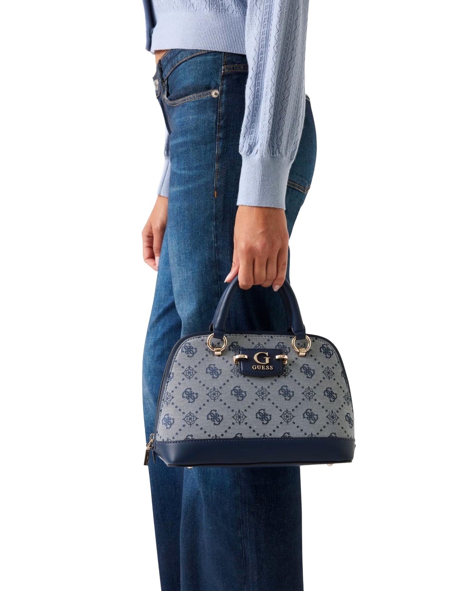 Borse a mano Blu Guess