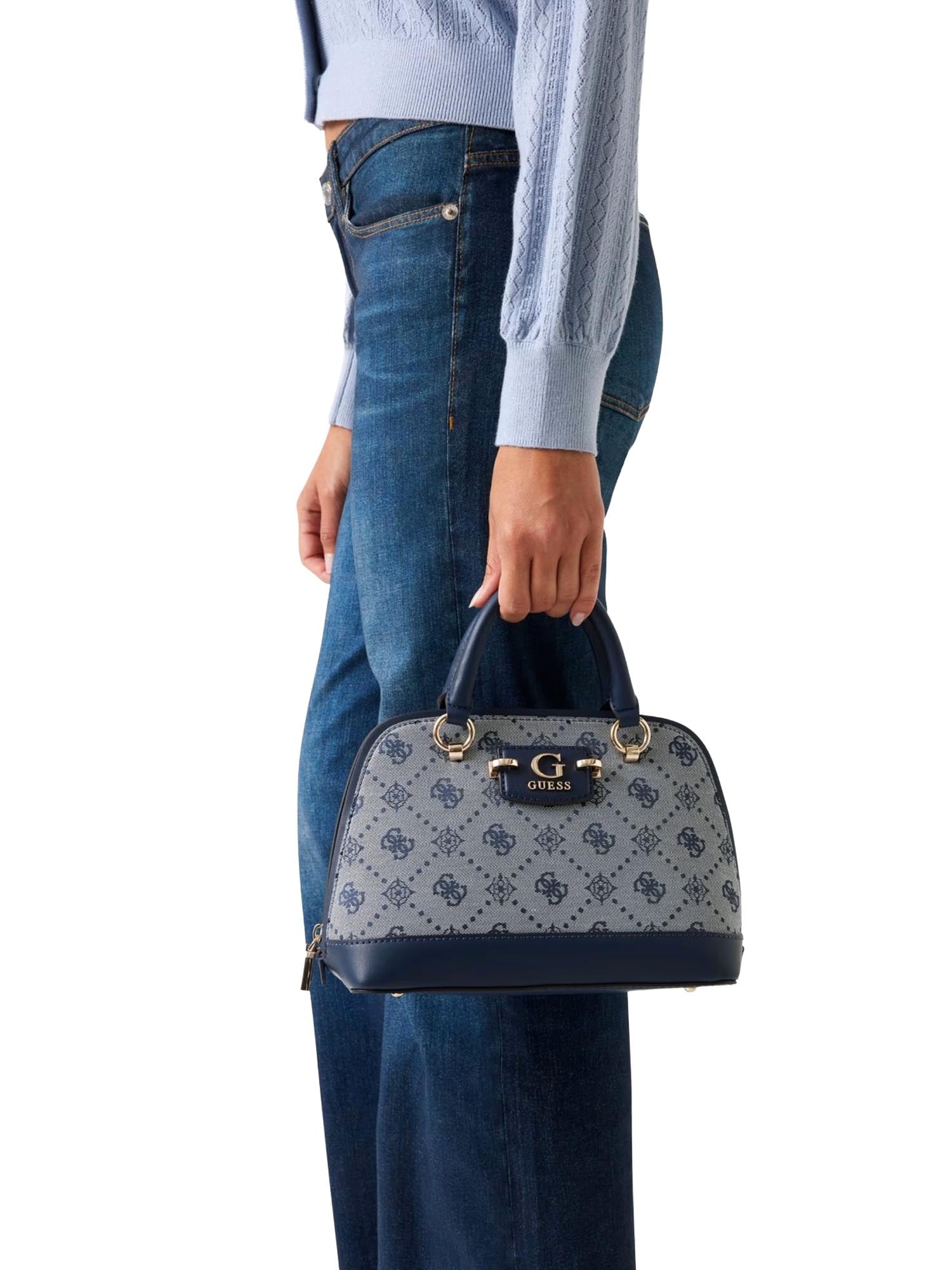 Borse a mano Blu Guess