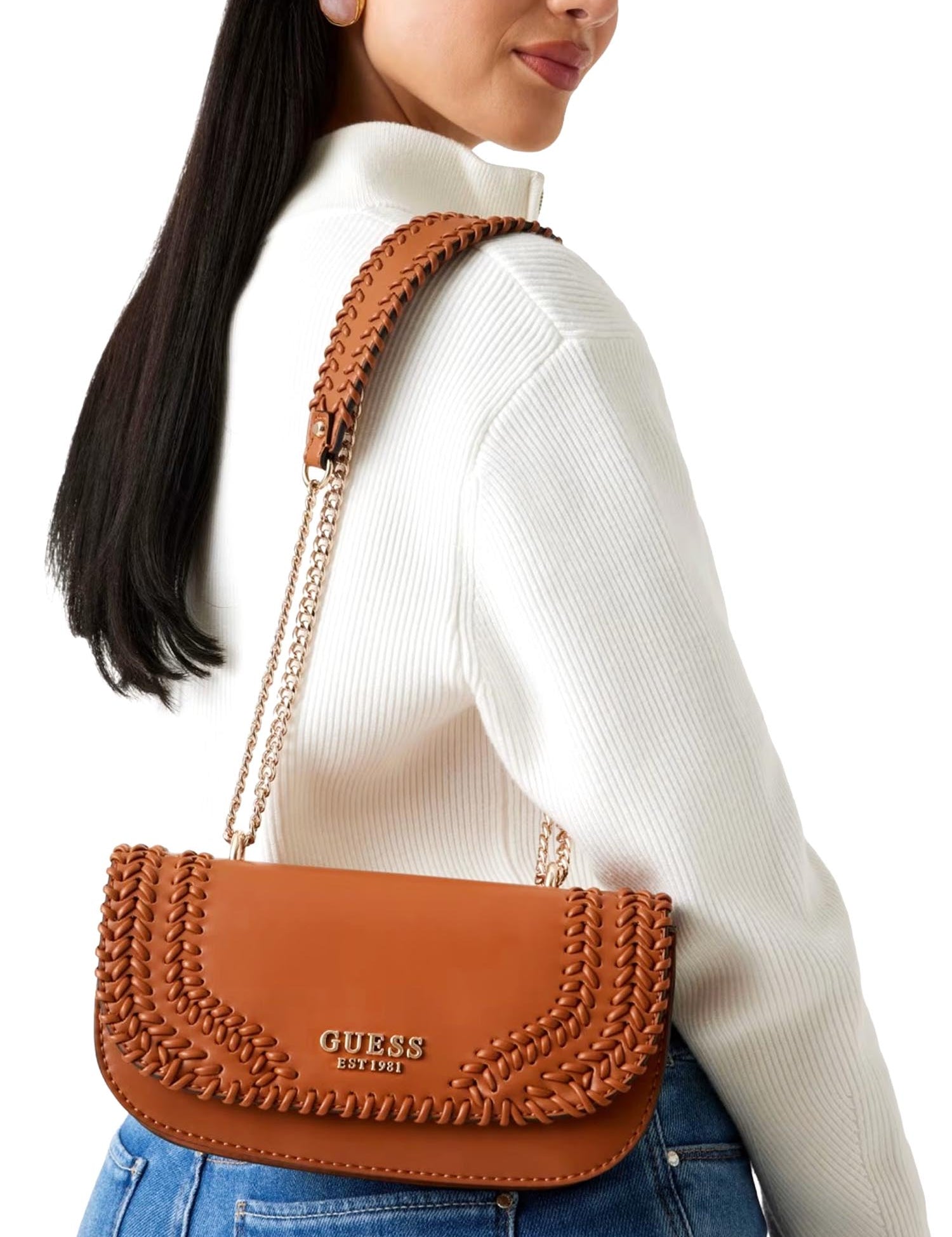 Tracolla Marrone Guess