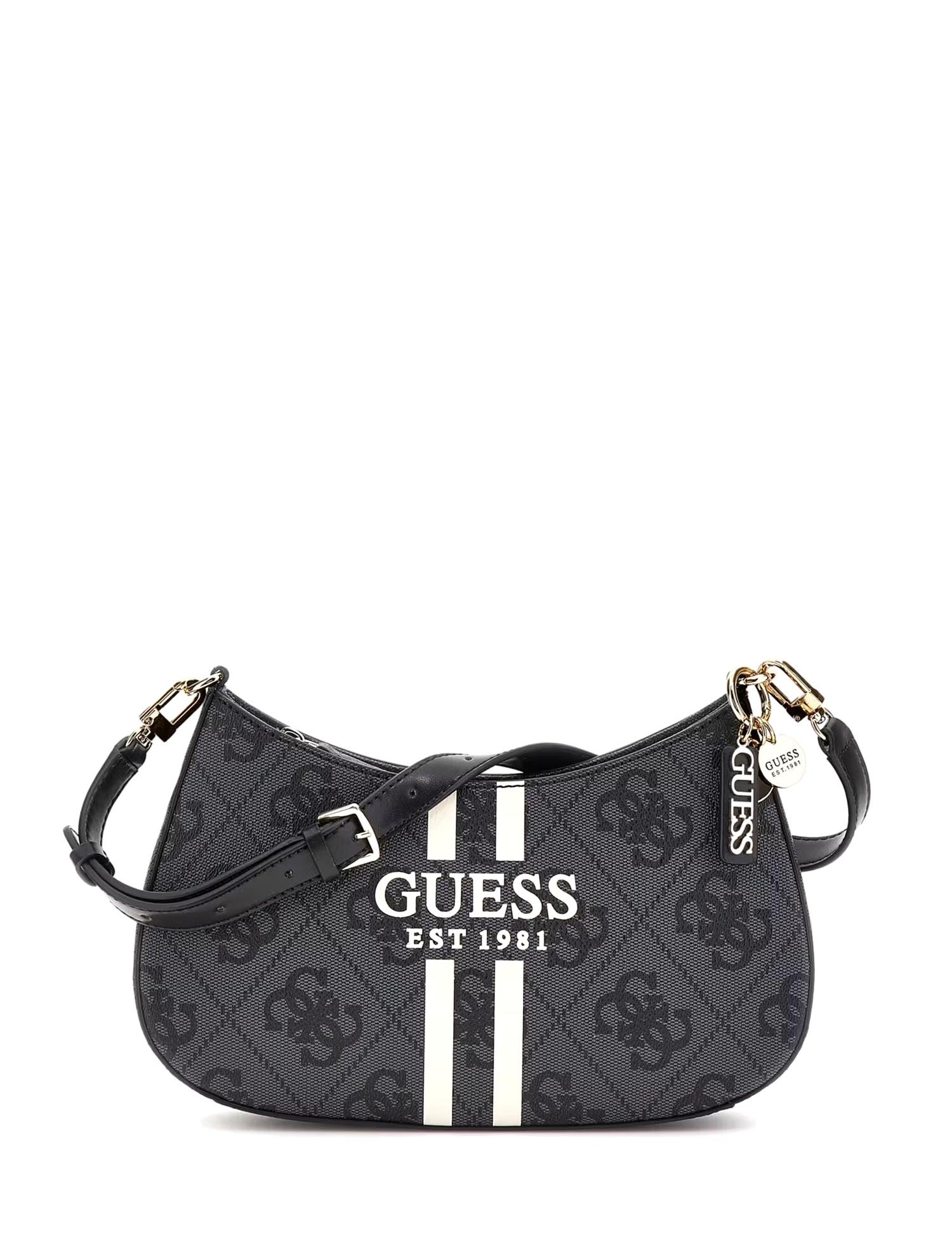 Tracolla Nero Guess