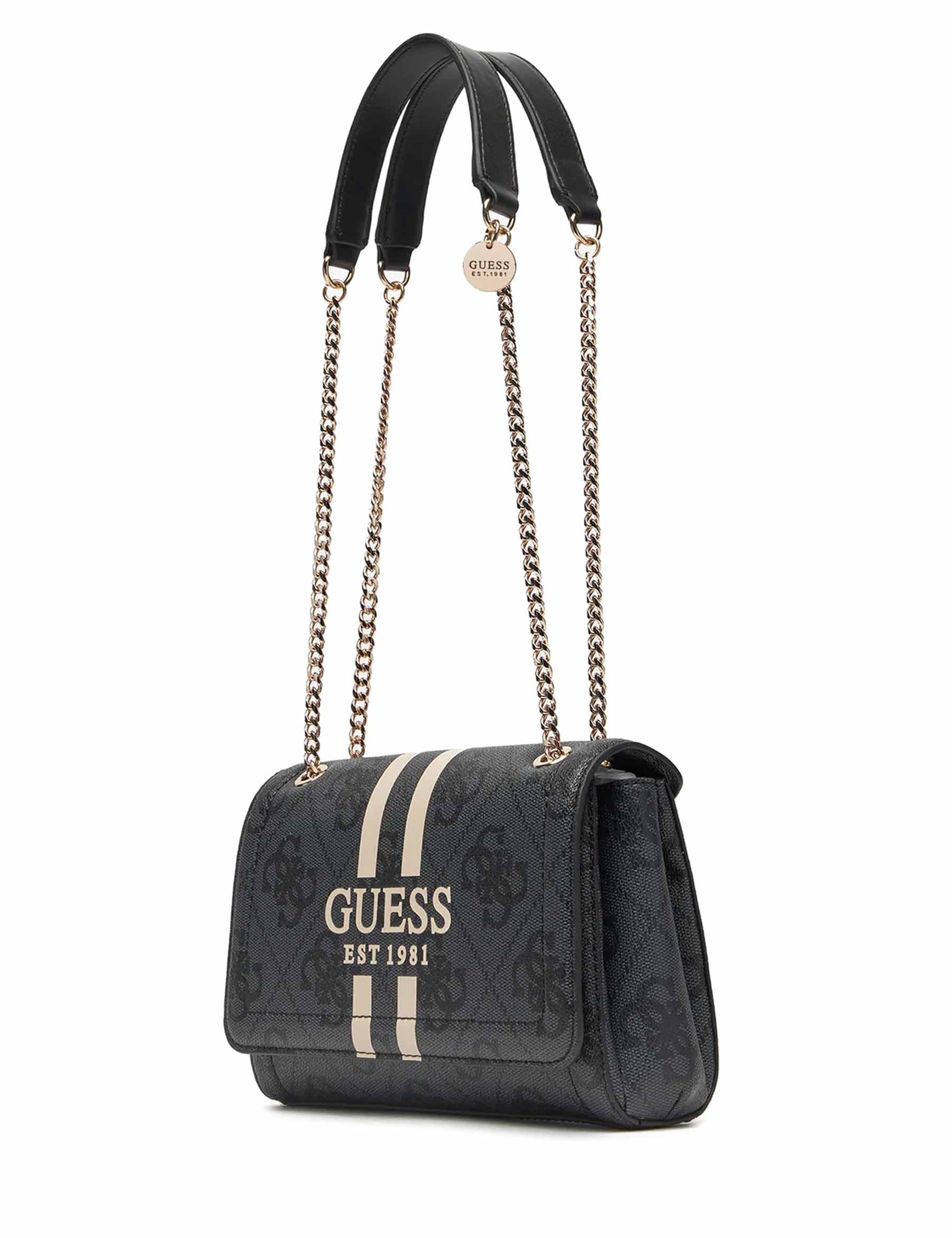 Tracolla Nero Guess