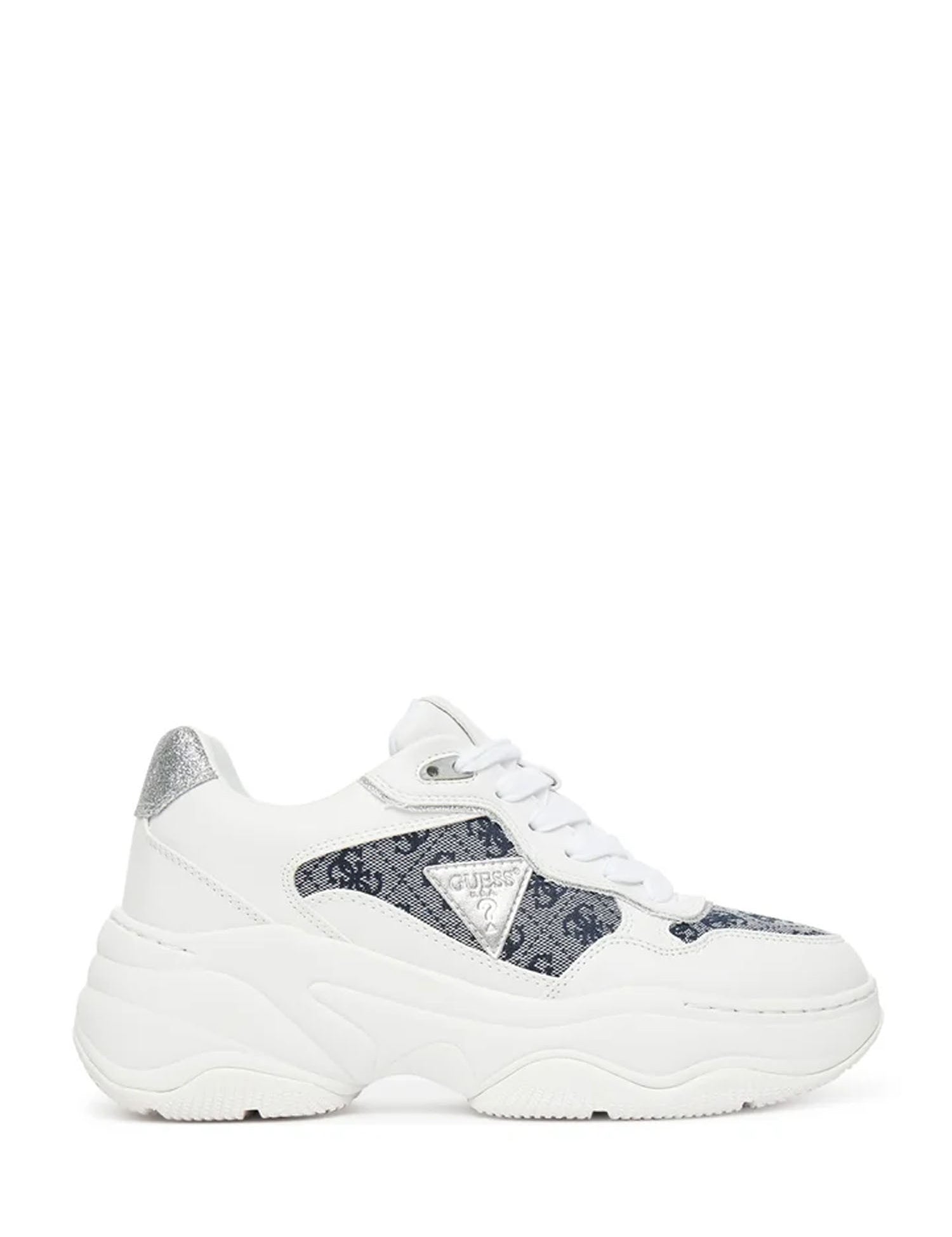 Sneakers Bianco Blu Guess