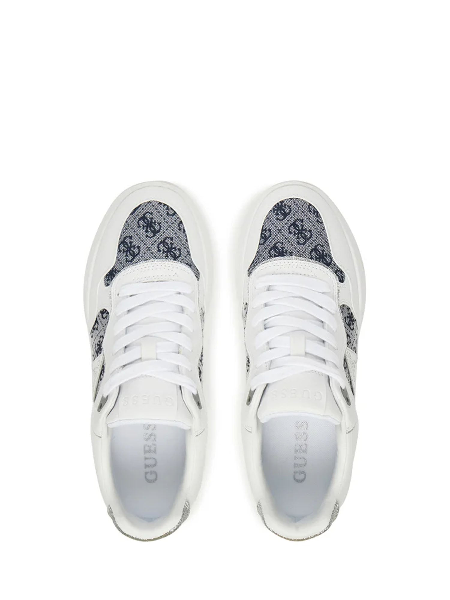 Sneakers Bianco Blu Guess