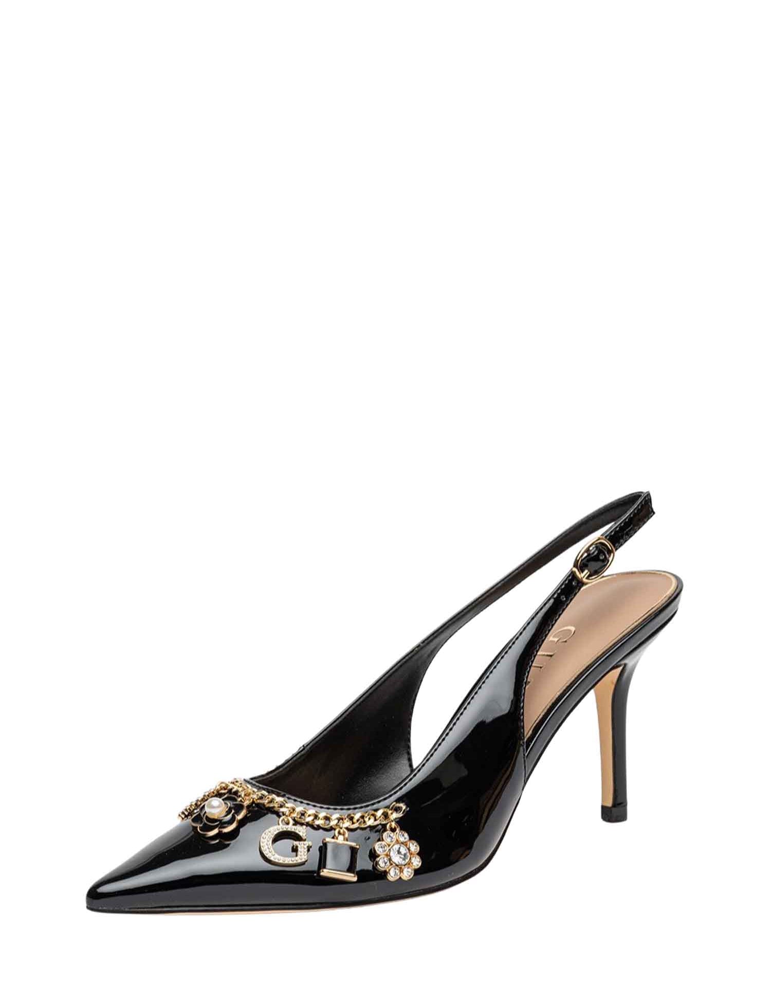 Decolleté Nero Guess