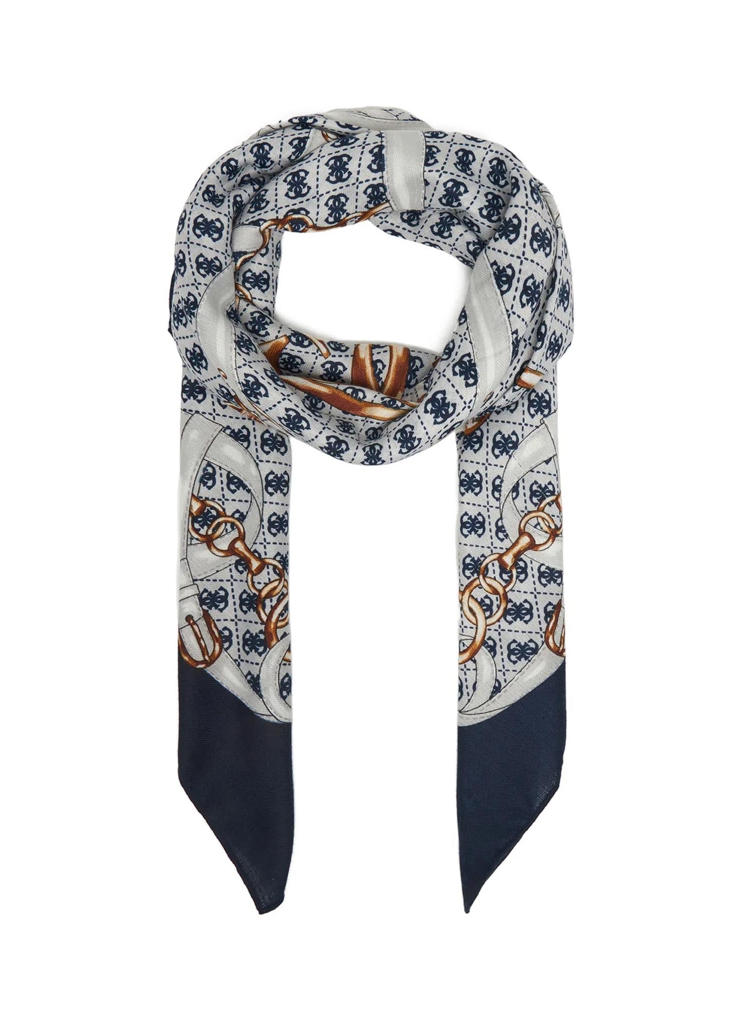 Foulard Blu Guess