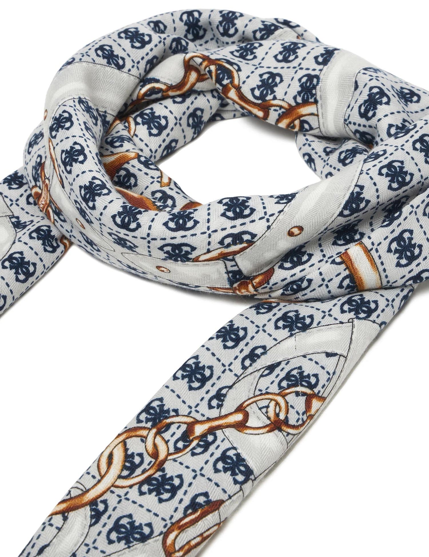 Foulard Blu Guess