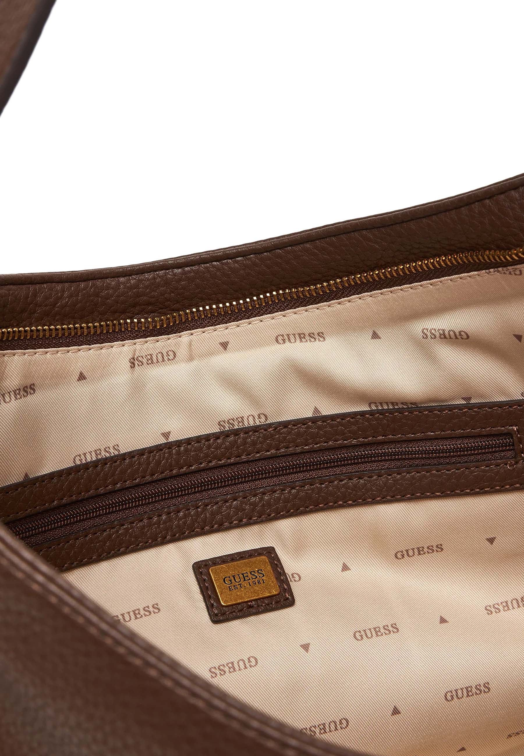 Borse a spalla Marrone Guess
