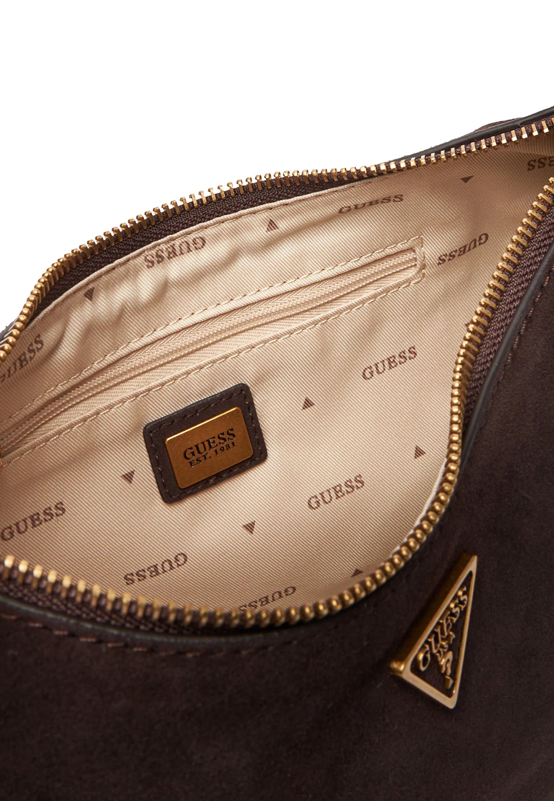 Borse a spalla Marrone Guess