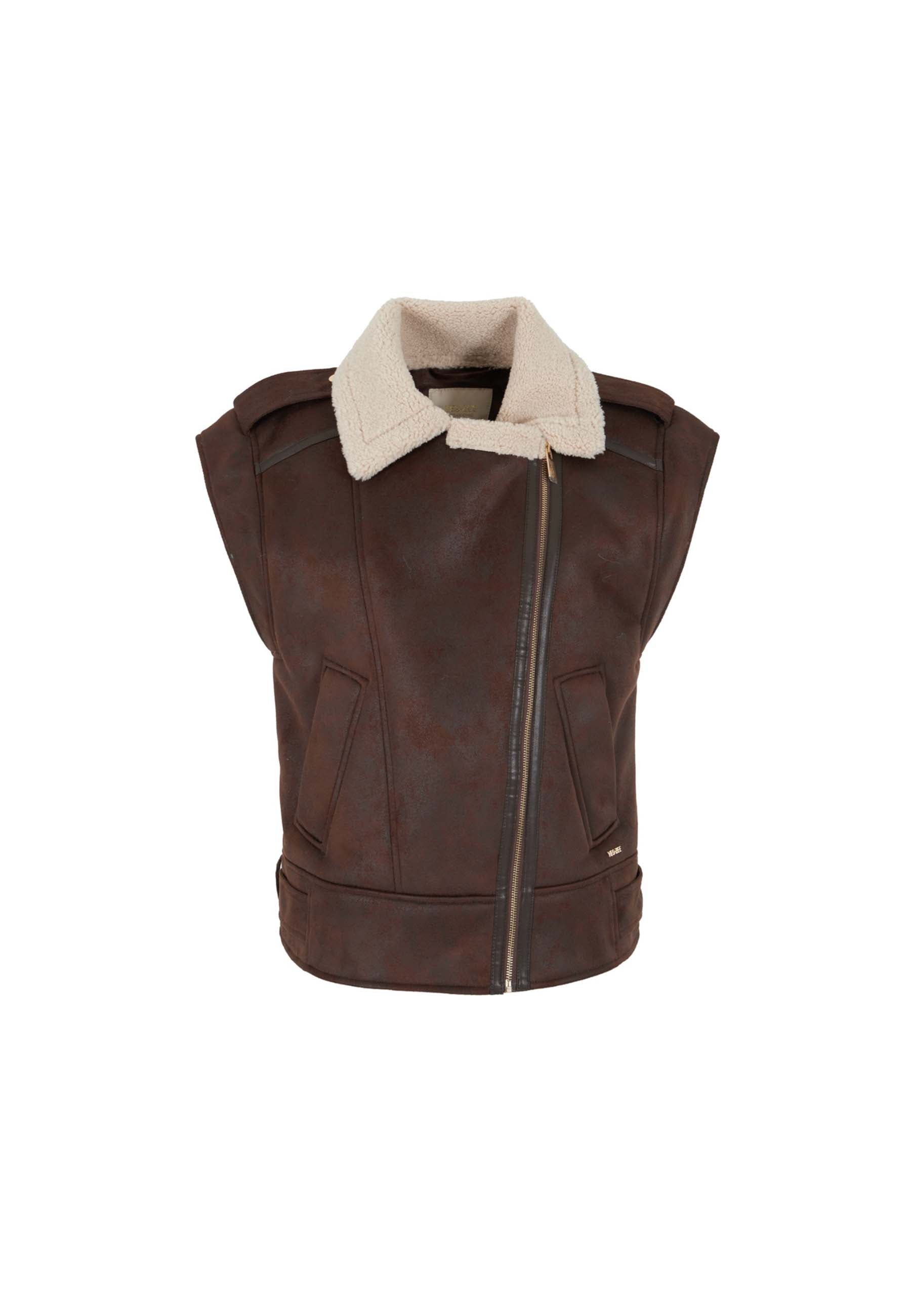 Gilet Marrone Yes-zee