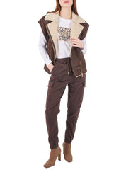 Gilet Marrone Yes-zee