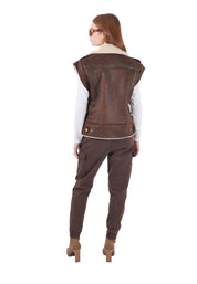 Gilet Marrone Yes-zee