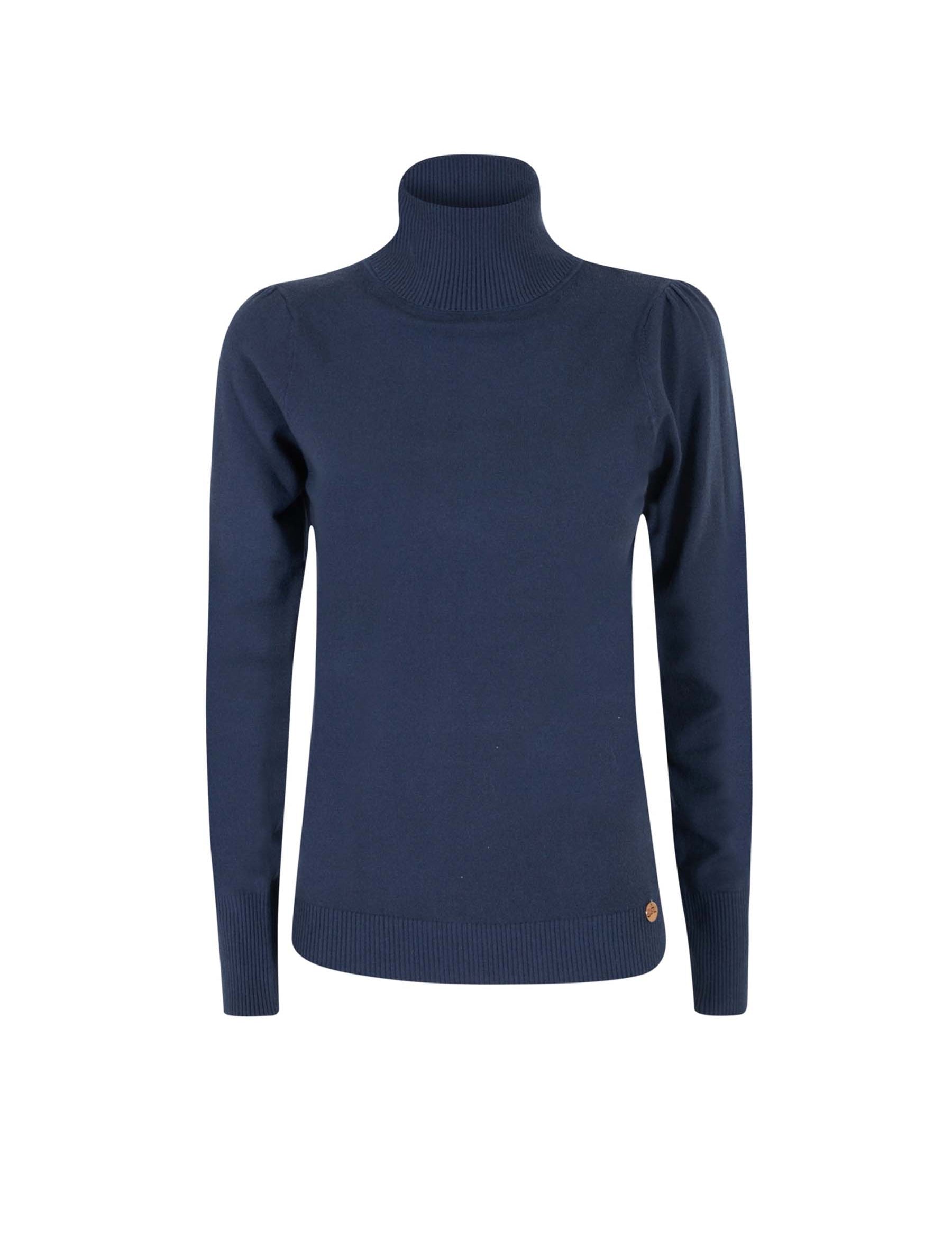 Maglia a collo alto Blu Yes-zee