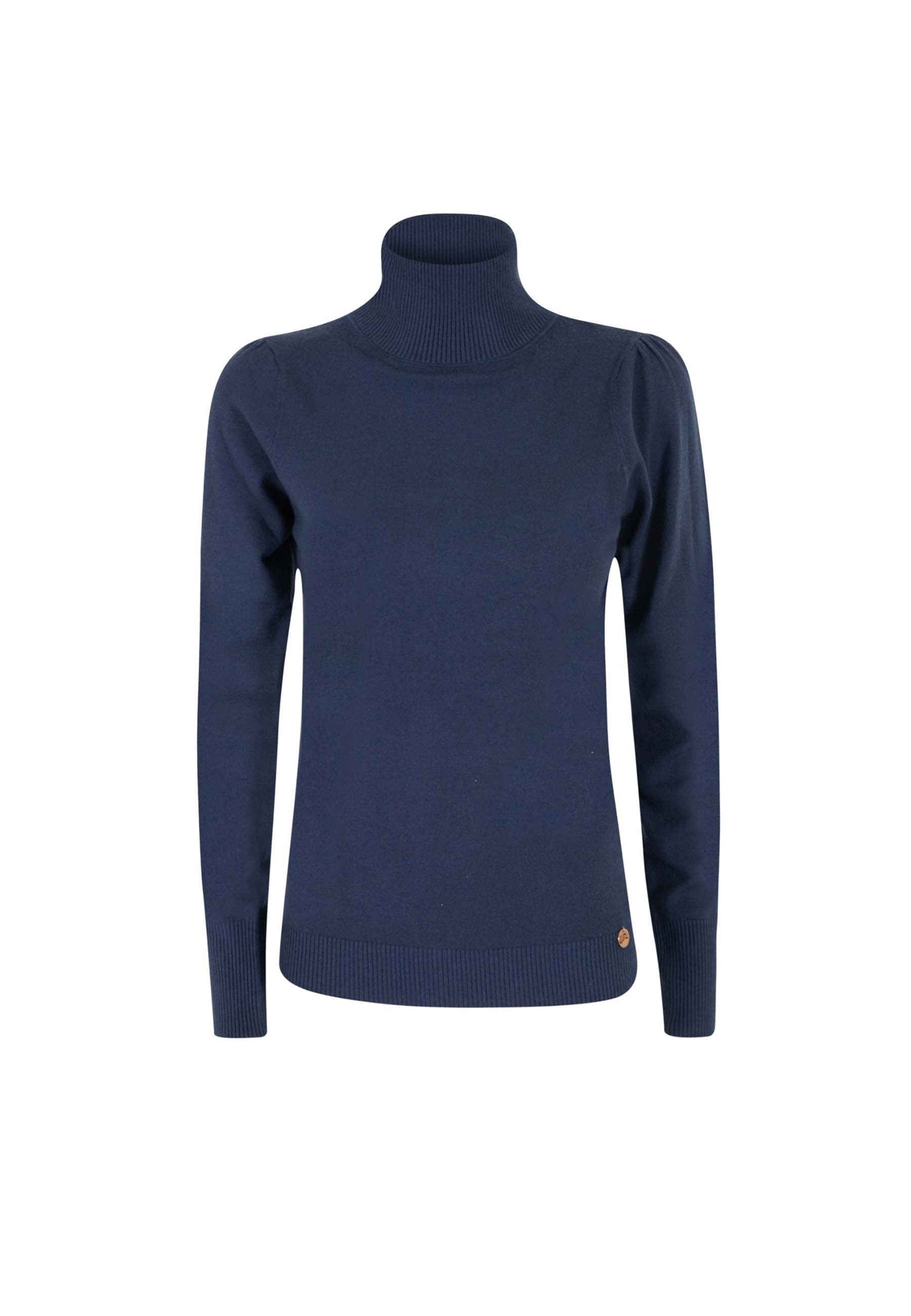 Maglia a collo alto Blu Yes-zee