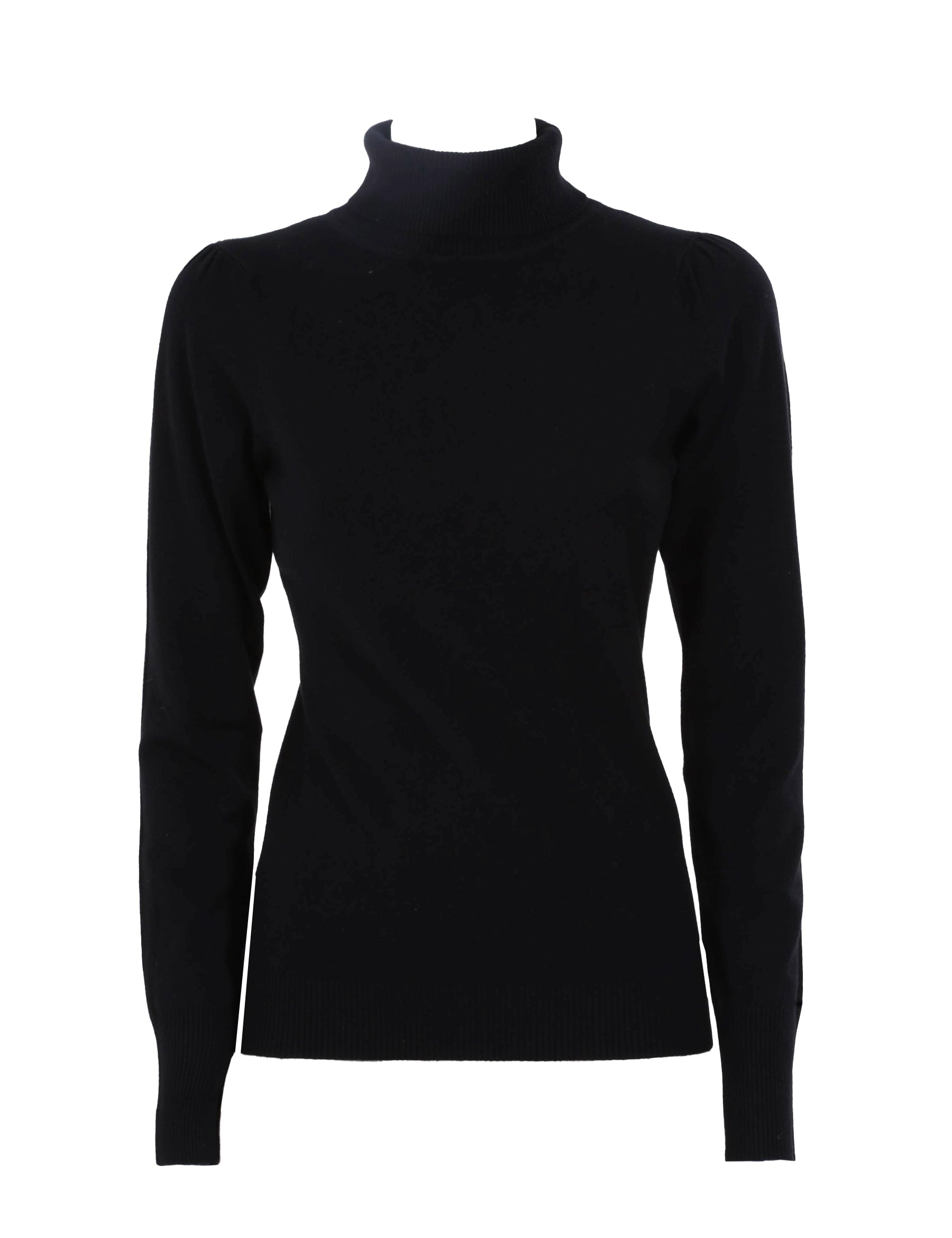 Maglia a collo alto Nero Yes-zee