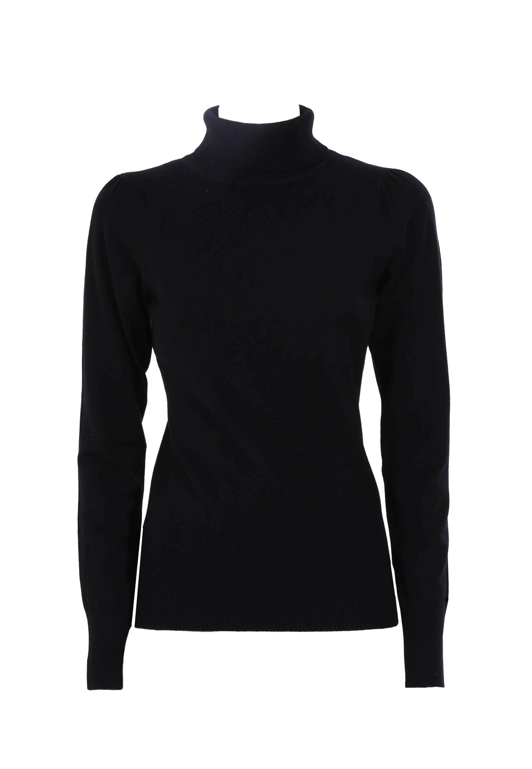 Maglia a collo alto Nero Yes-zee