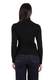 Maglia a collo alto Nero Yes-zee