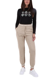 Pantaloni sportivi Beige Yes-zee