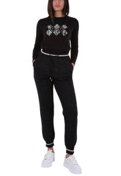 Pantaloni sportivi Nero Argento Yes-zee