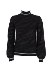 Maglia a collo alto Nero Yes-zee